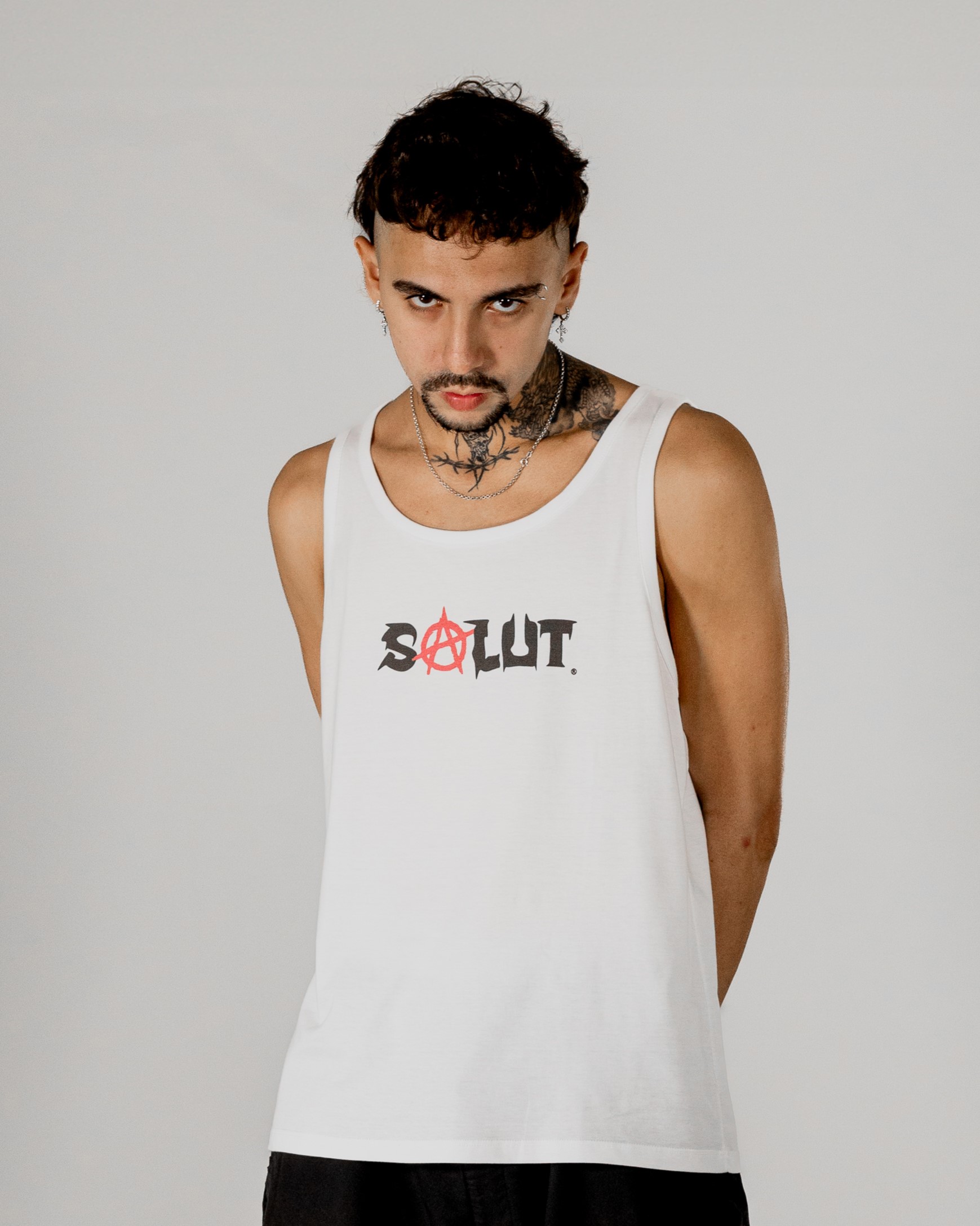 Salut Anarchy | White | Tank Top