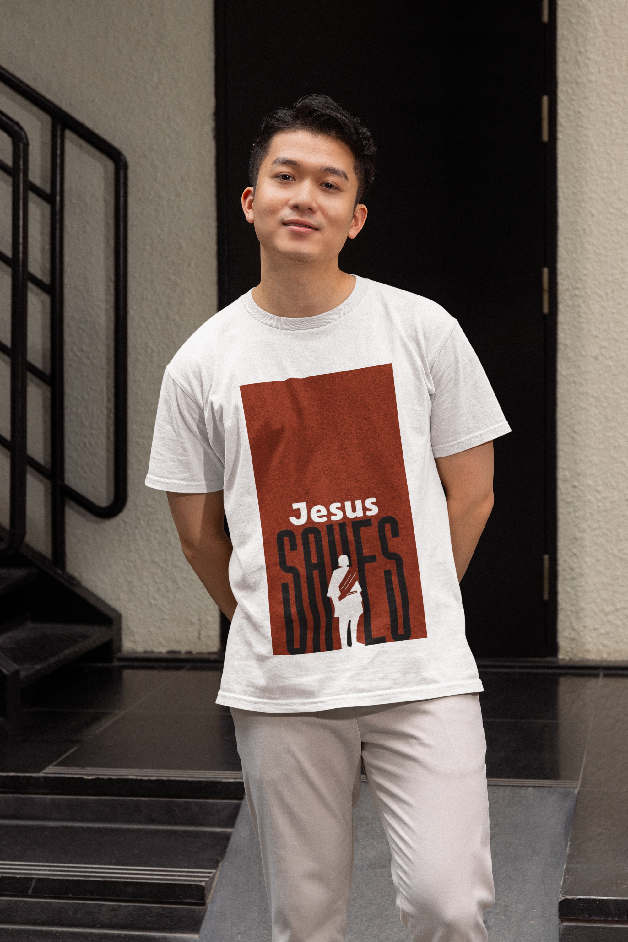 Nome do produto: CAMISA JESUS SAVES