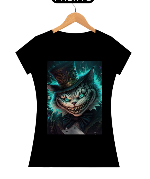 Nome do produto: T-shirt Gato de Cheshire