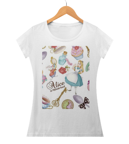 Nome do produto: T-Shit Alice no país das maravilhas