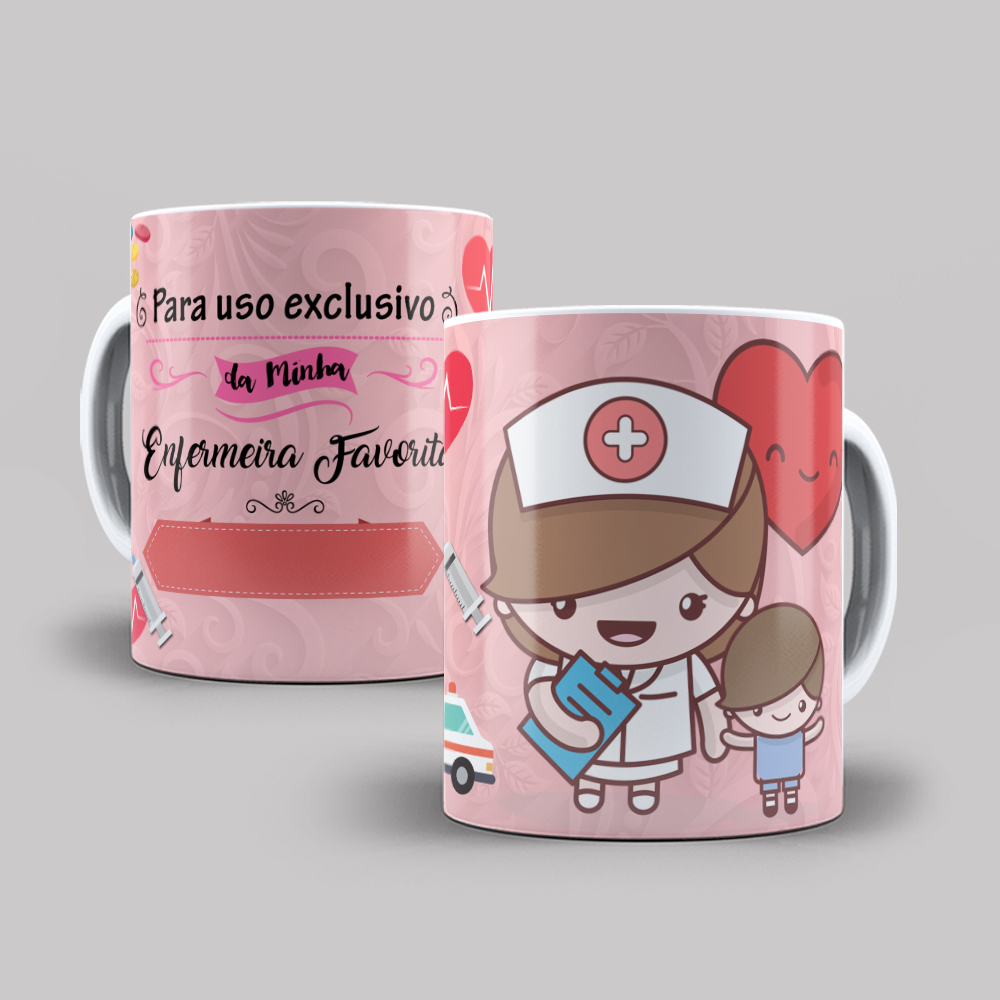 Nome do produto: canecas Enfermagem