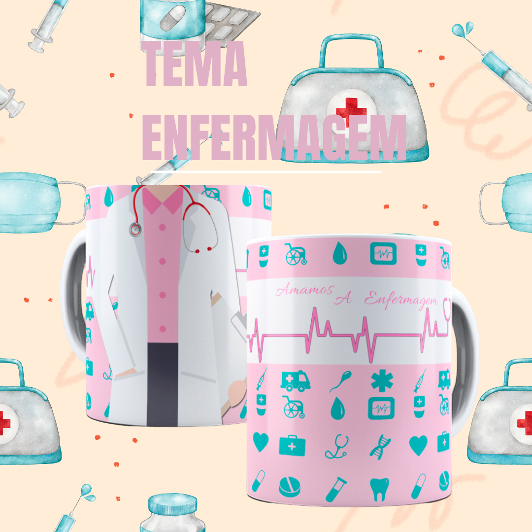 Nome do produto: caneca Enfermagem