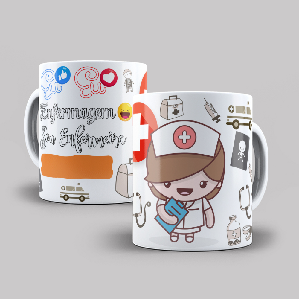 Nome do produto: canecas Enfermagem