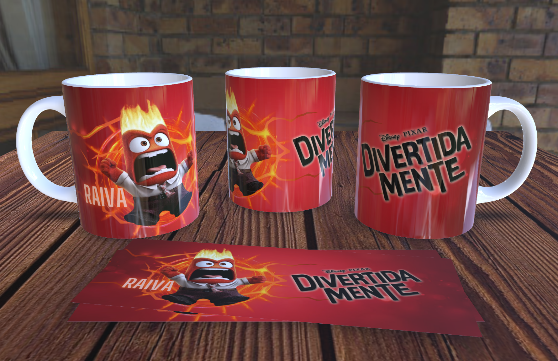 Nome do produto: DIVERTIDAMENTE RAIVA