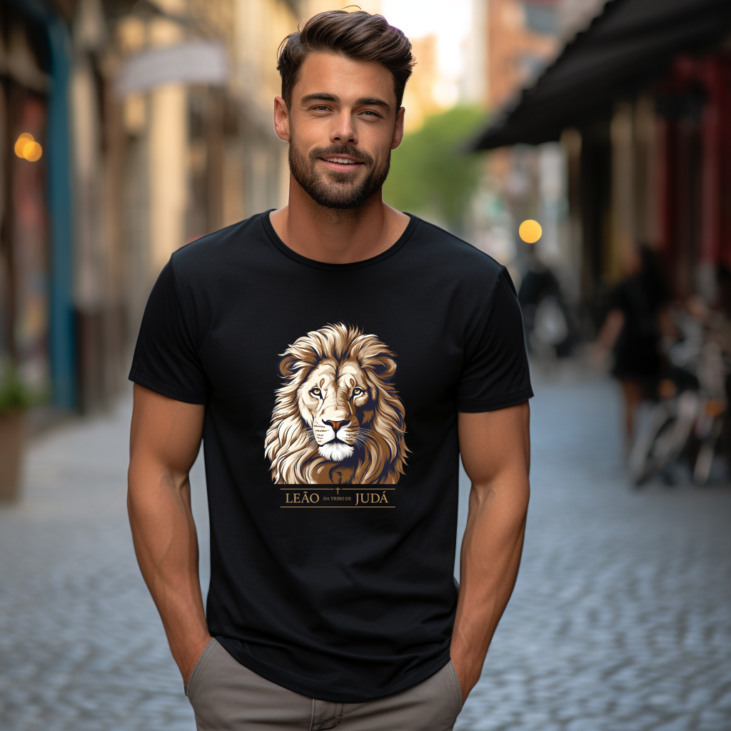 CAMISA QUALITY | LEÃO DA TRIBO DE JUDÁ