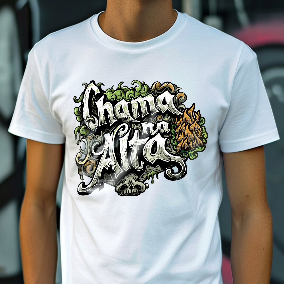 Nome do produto: Camiseta Unissex Chama na Alta 