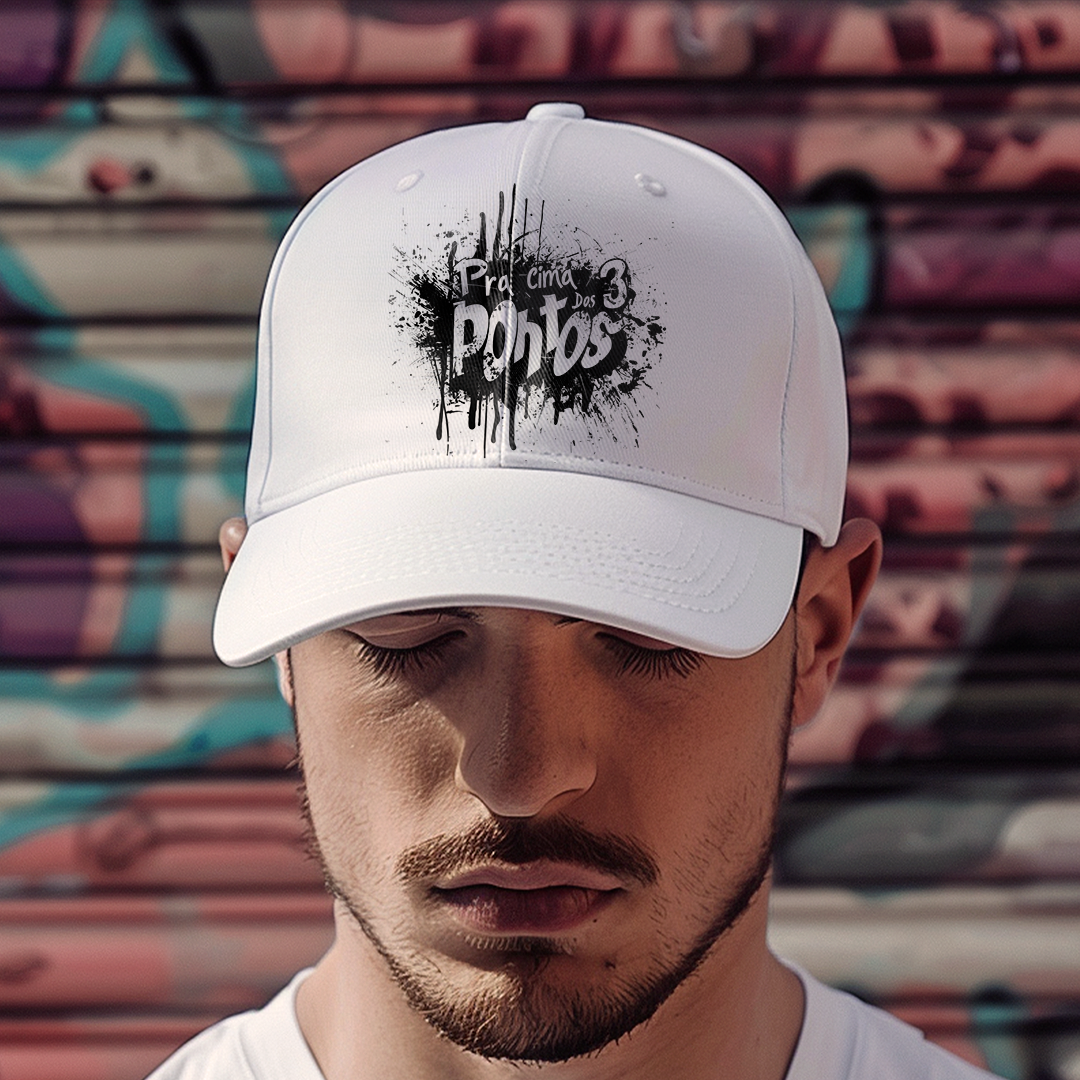 Nome do produto: Boné Pra Cima dos 3 Pontos