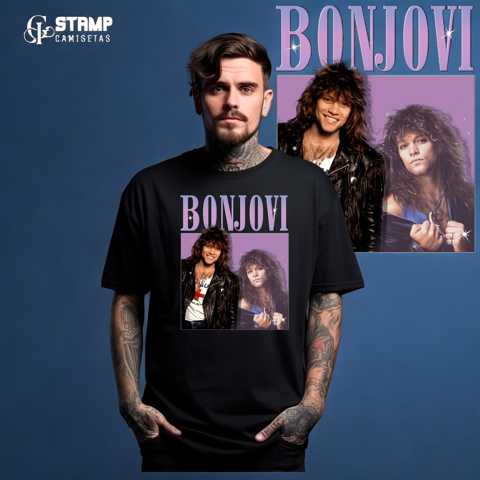 Nome do produto:  BonJovi #EstiloRock