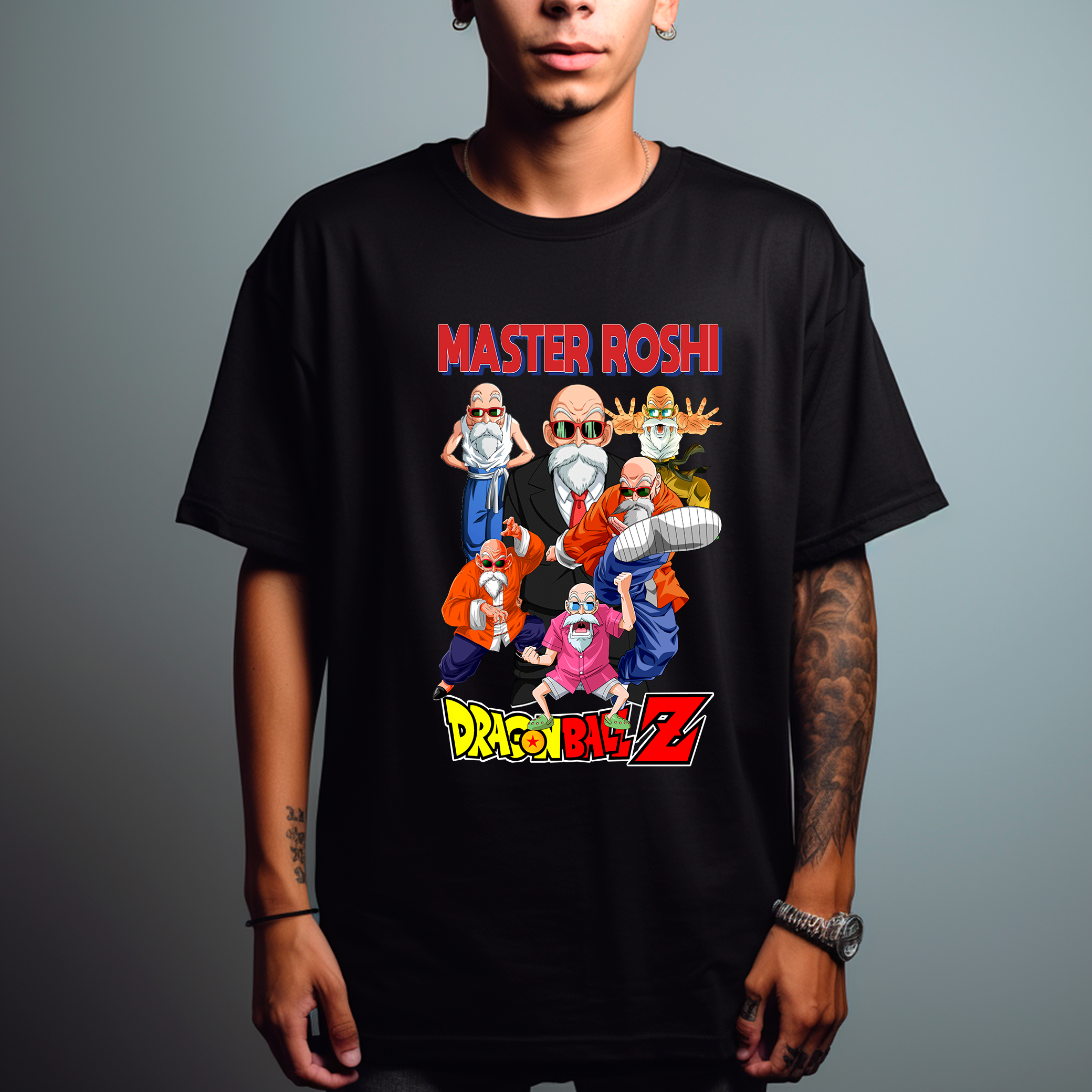 Nome do produto: Camiseta Dragon Ball Z Master Roshi