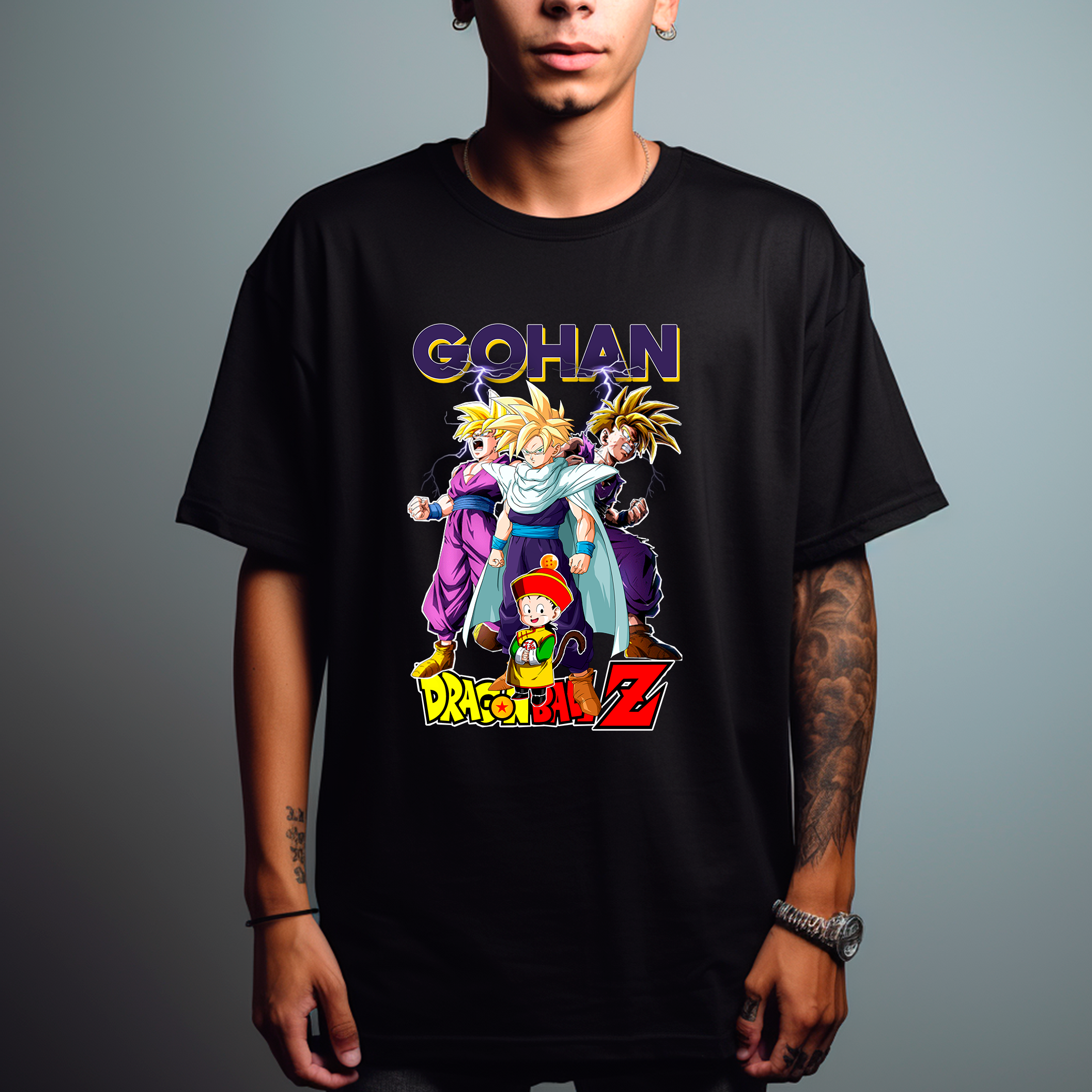Nome do produto: Camiseta Dragon Ball Z Gohan