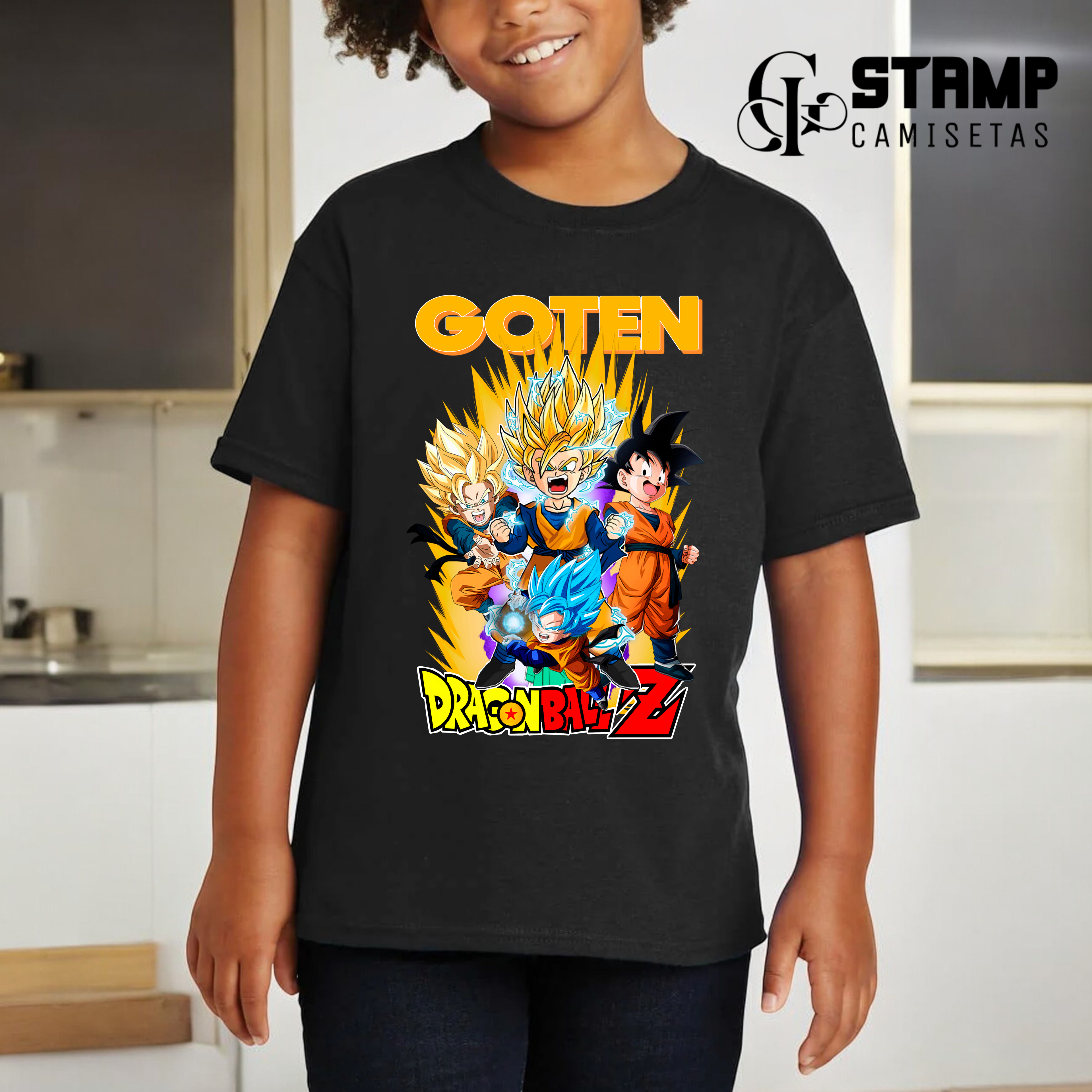 Nome do produto: Camiseta Infantil 10/14 anos Dragon Ball Z Goten