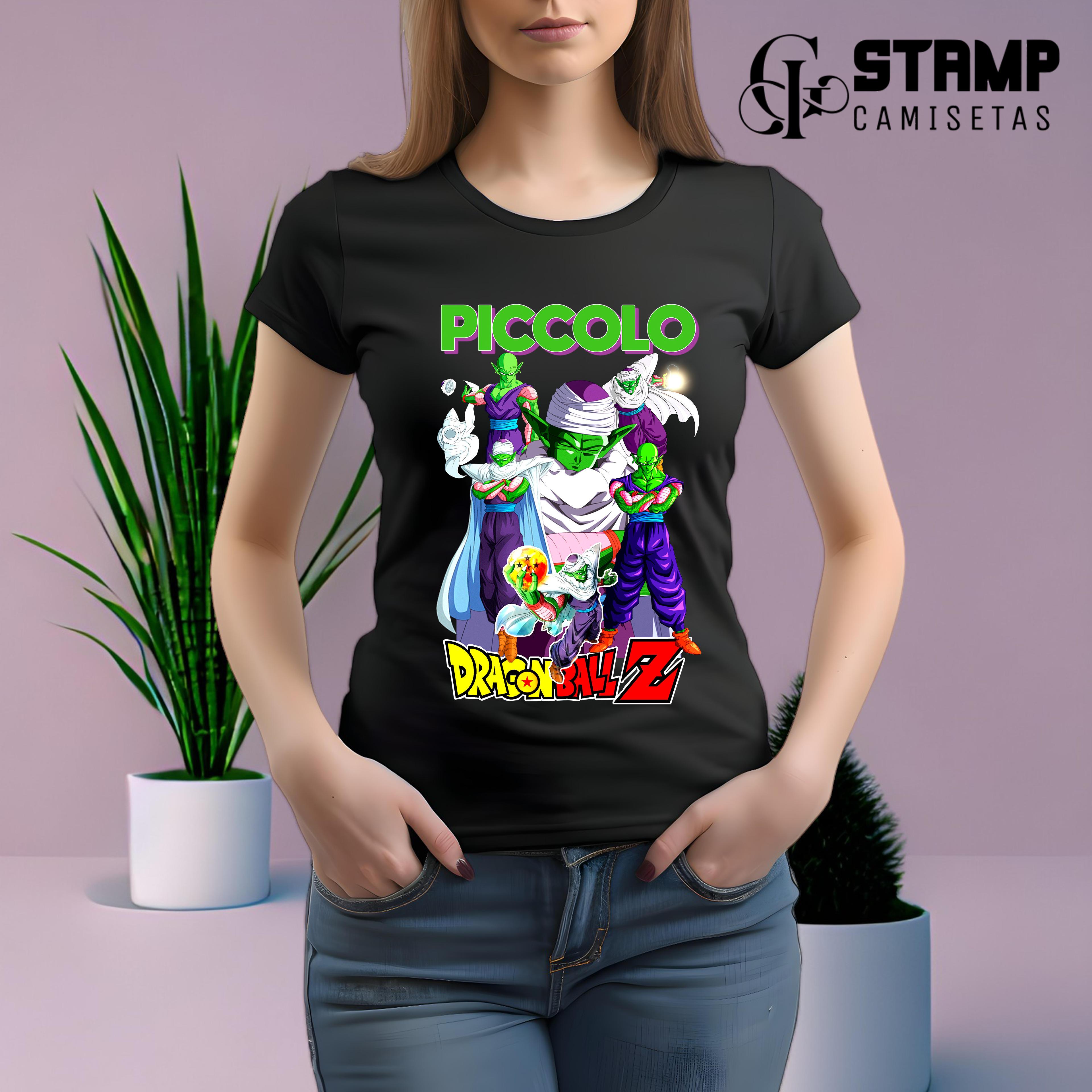 Nome do produto: Baby look Dragon Ball Z Piccolo