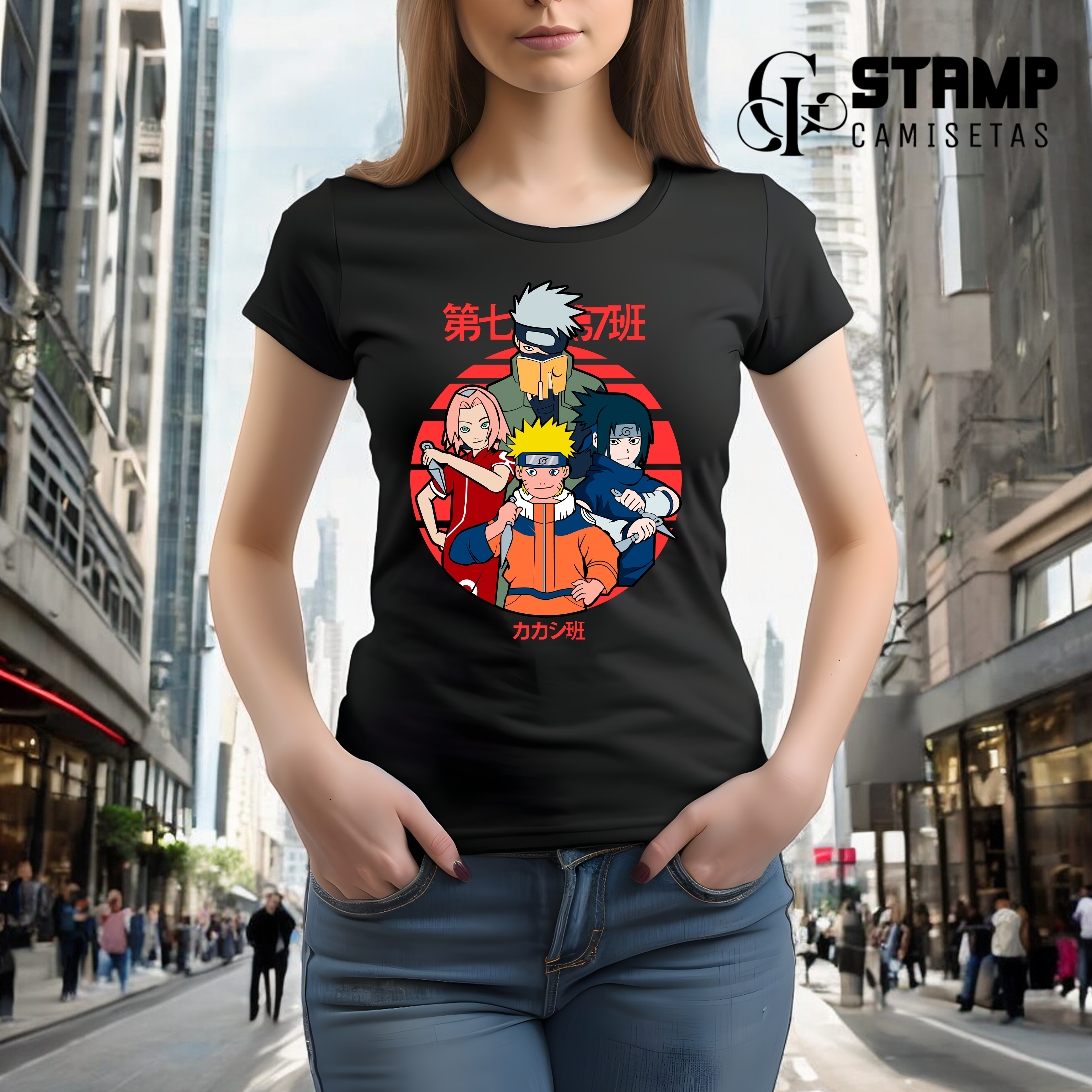 Nome do produto: Baby look  Naruto Fans