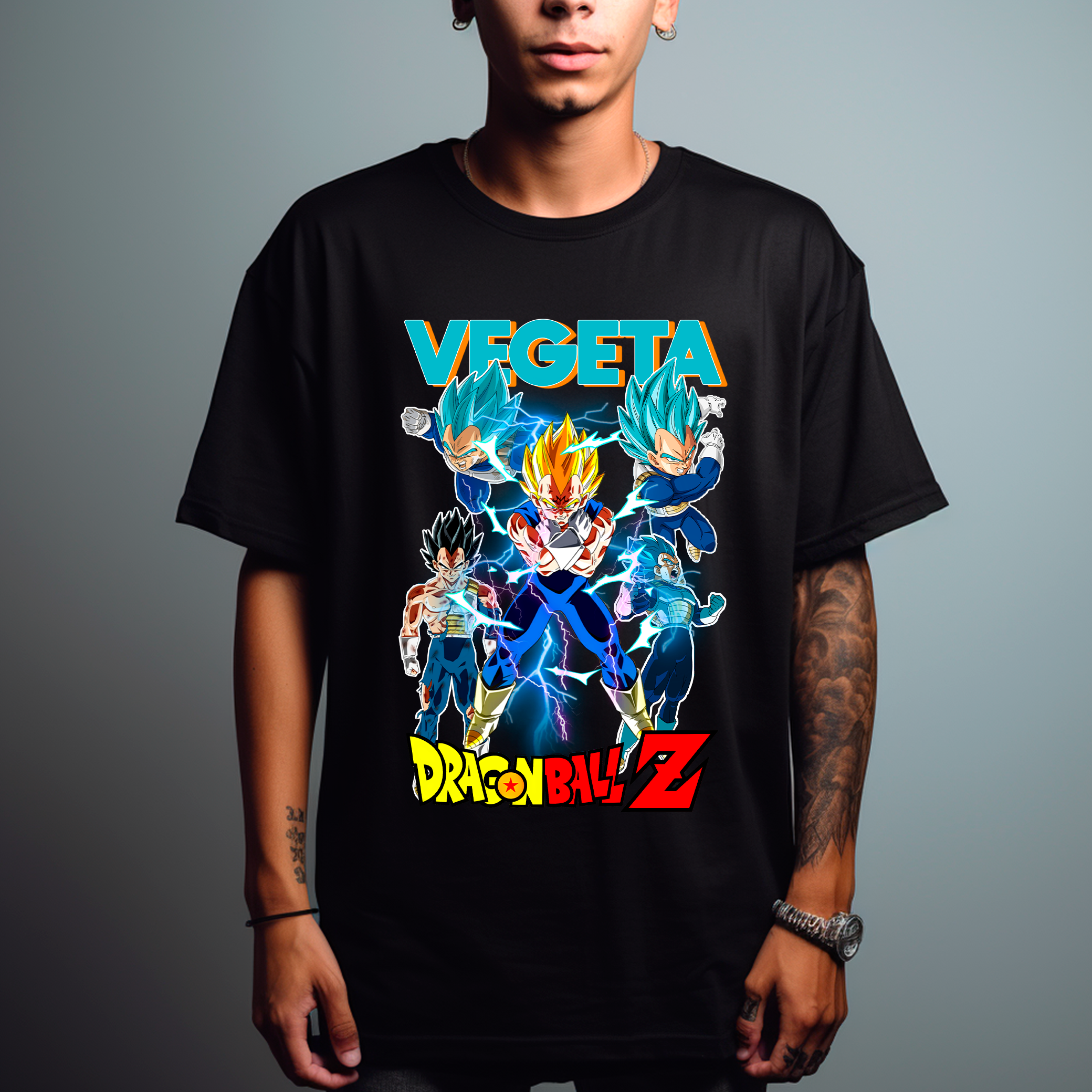 Nome do produto: Camiseta Dragon Ball Z Vegeta