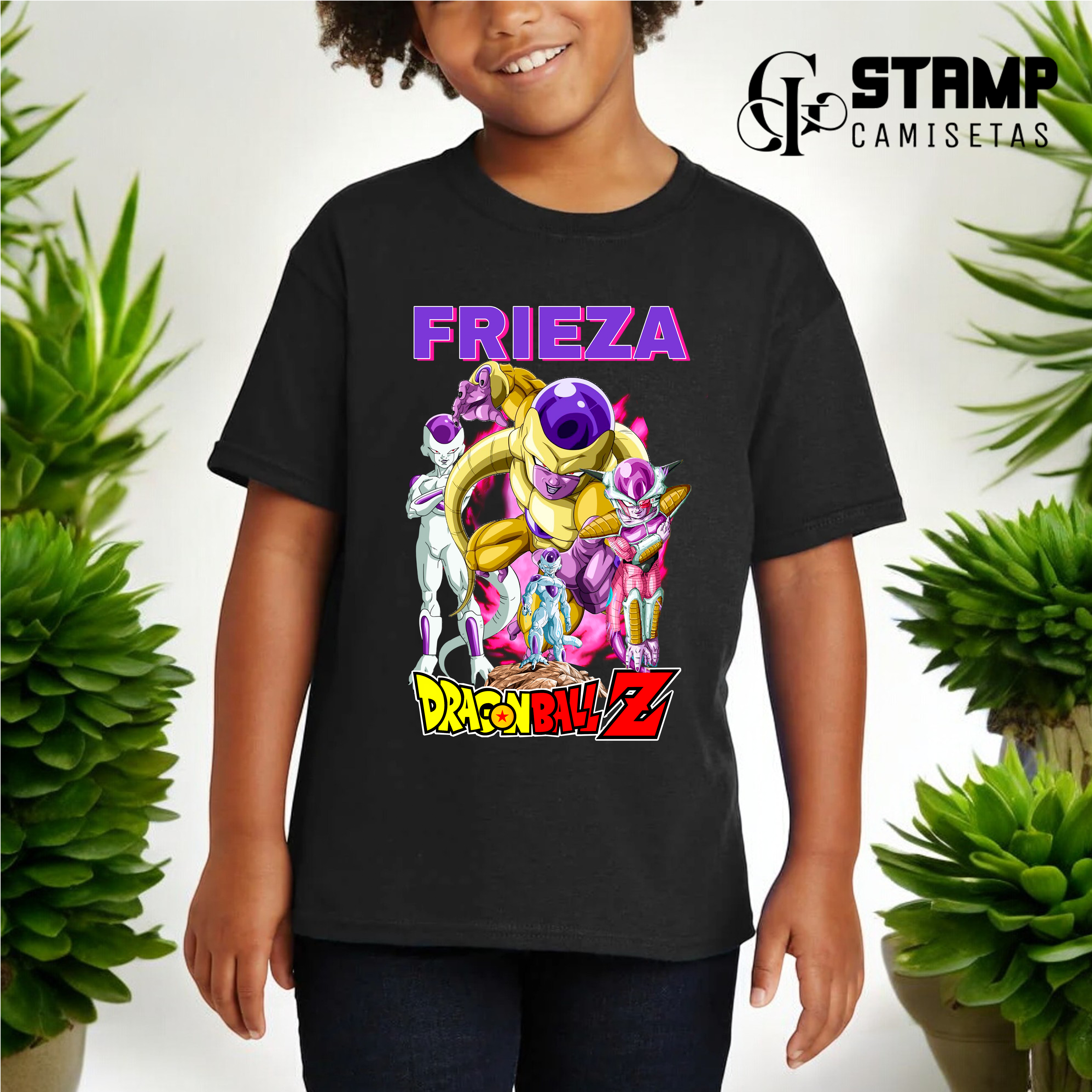 Nome do produto: Camiseta Infantil 10/14 anos Dragon Ball Z Frieza