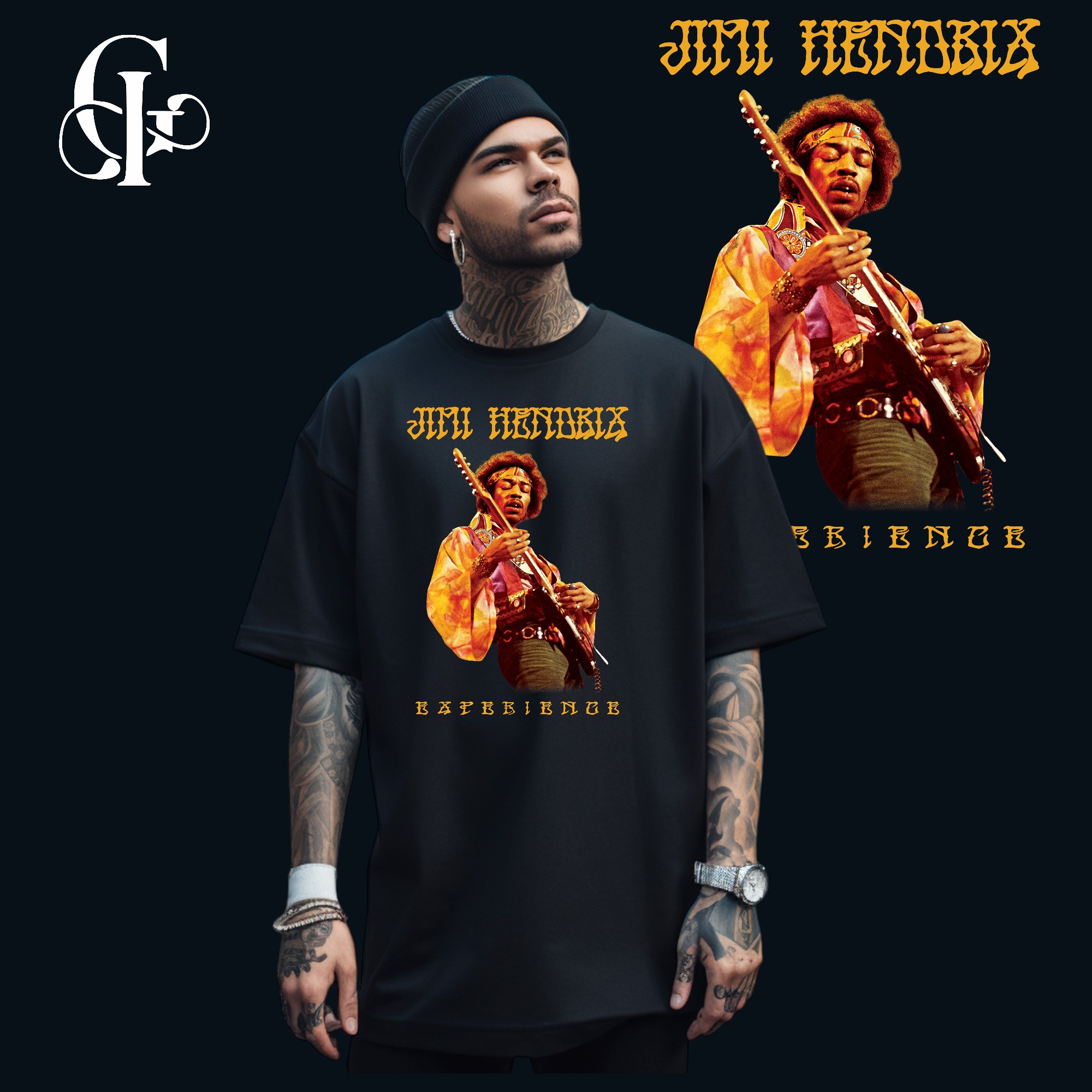 Nome do produto: Jimi Hendrix #EstiloRock