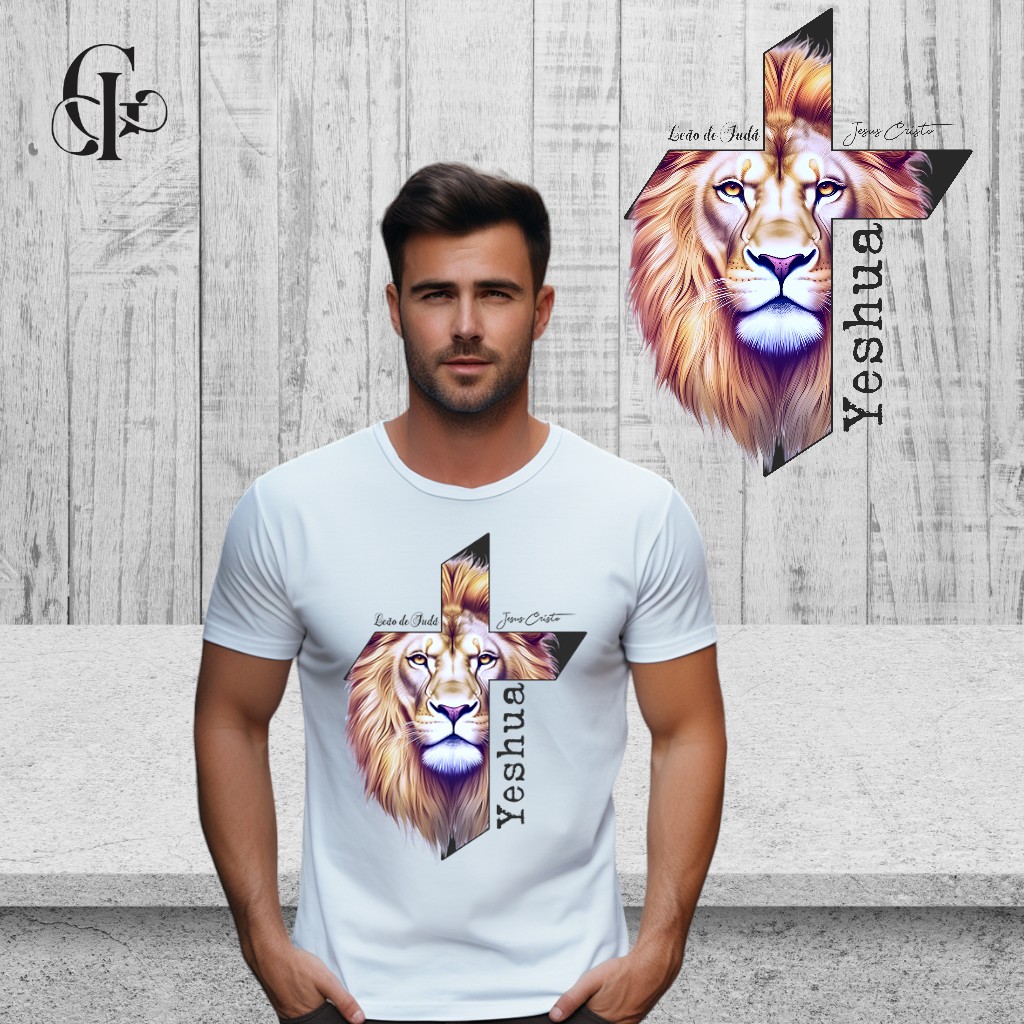 Nome do produto: Cruz e Rosto Leão