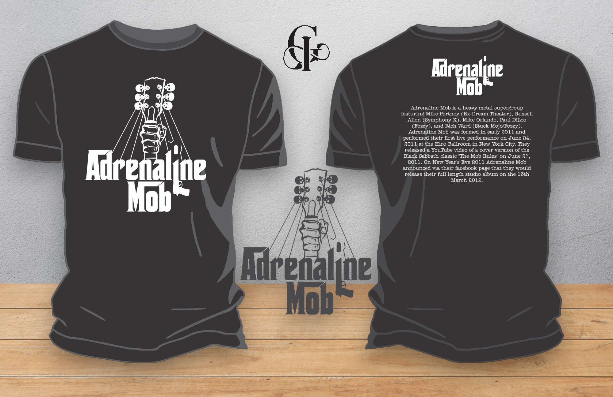 Nome do produto: Camiseta exclusiva da banda Adrenaline Mob