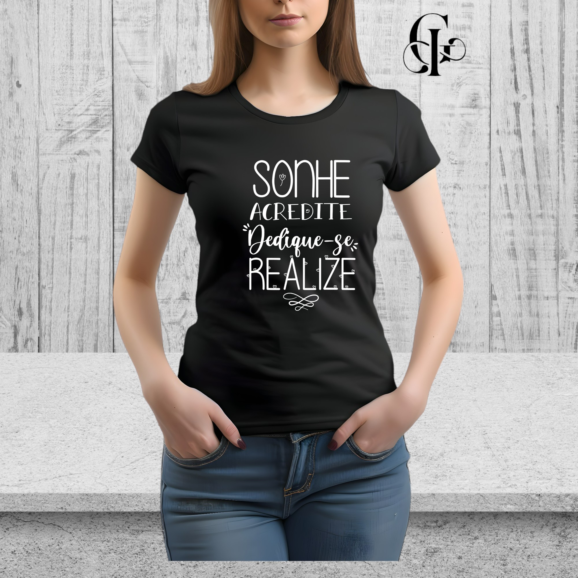 Nome do produto: Camiseta Frase  \