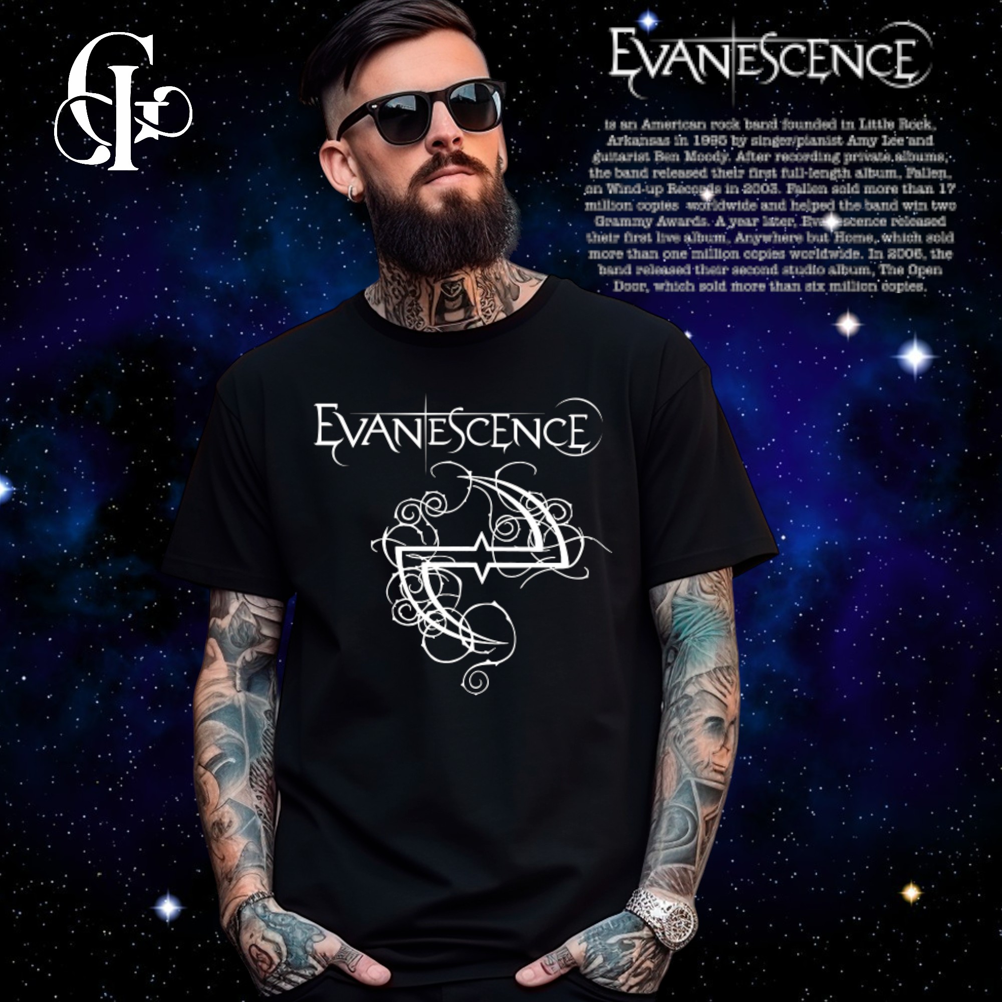 Nome do produto: Camisetas Oversized Evanescence 
