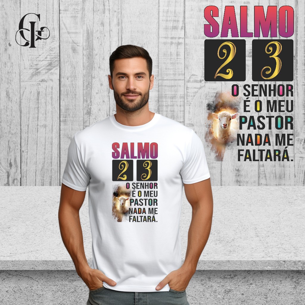 Nome do produto: Camiseta Salmo 23
