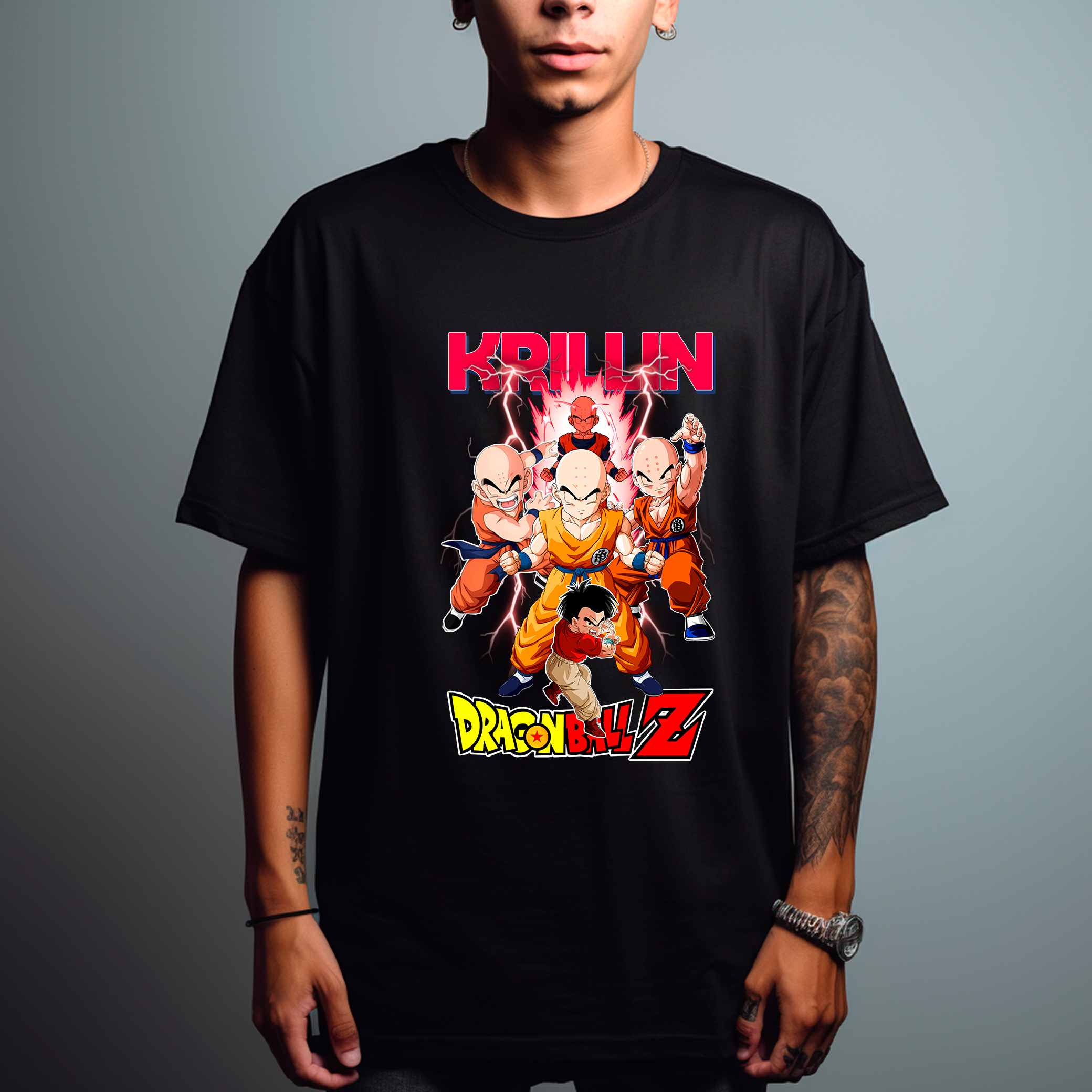 Nome do produto: Camiseta Dragon Ball Z Krilin