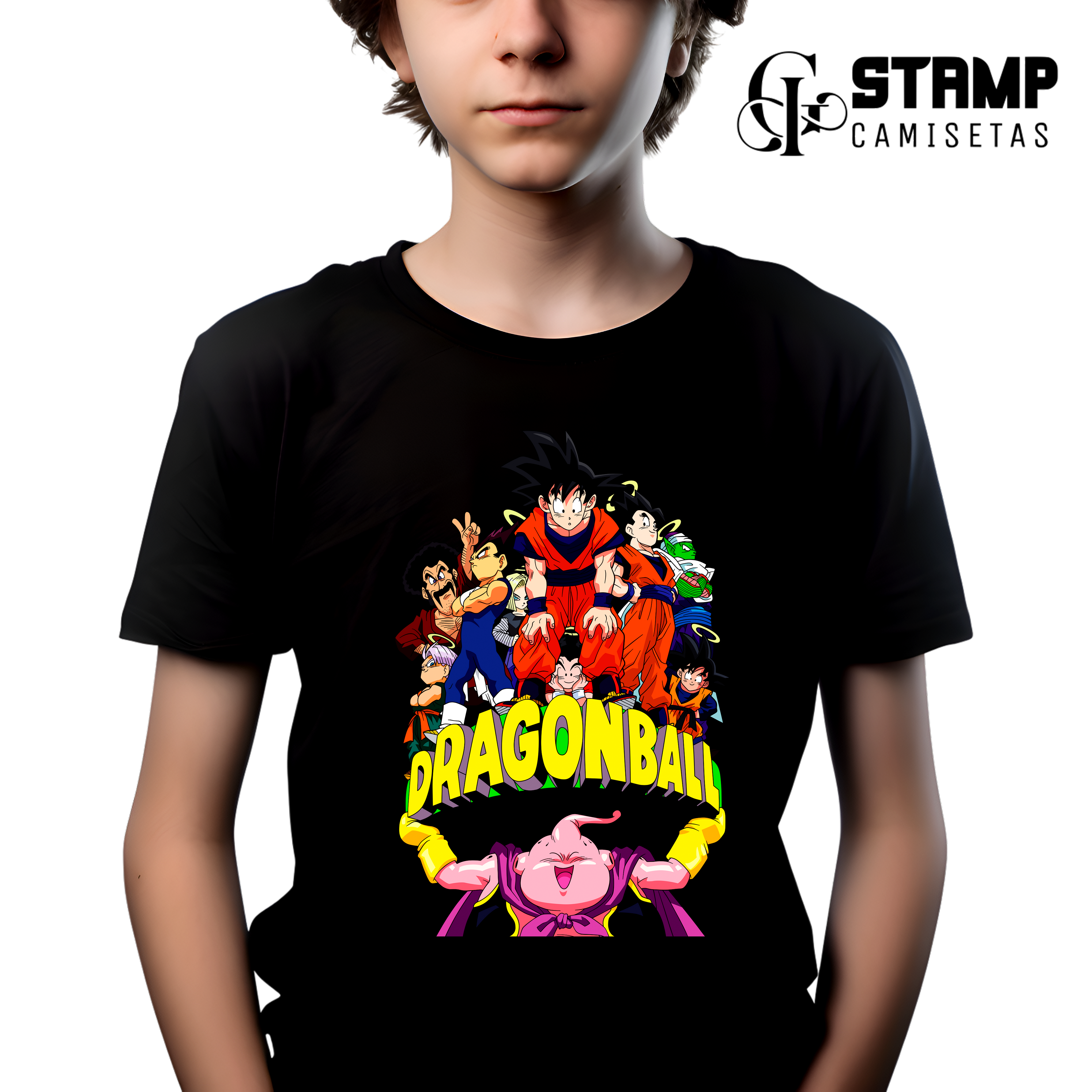 Nome do produto: Camiseta Infantil Dragon Ball Z