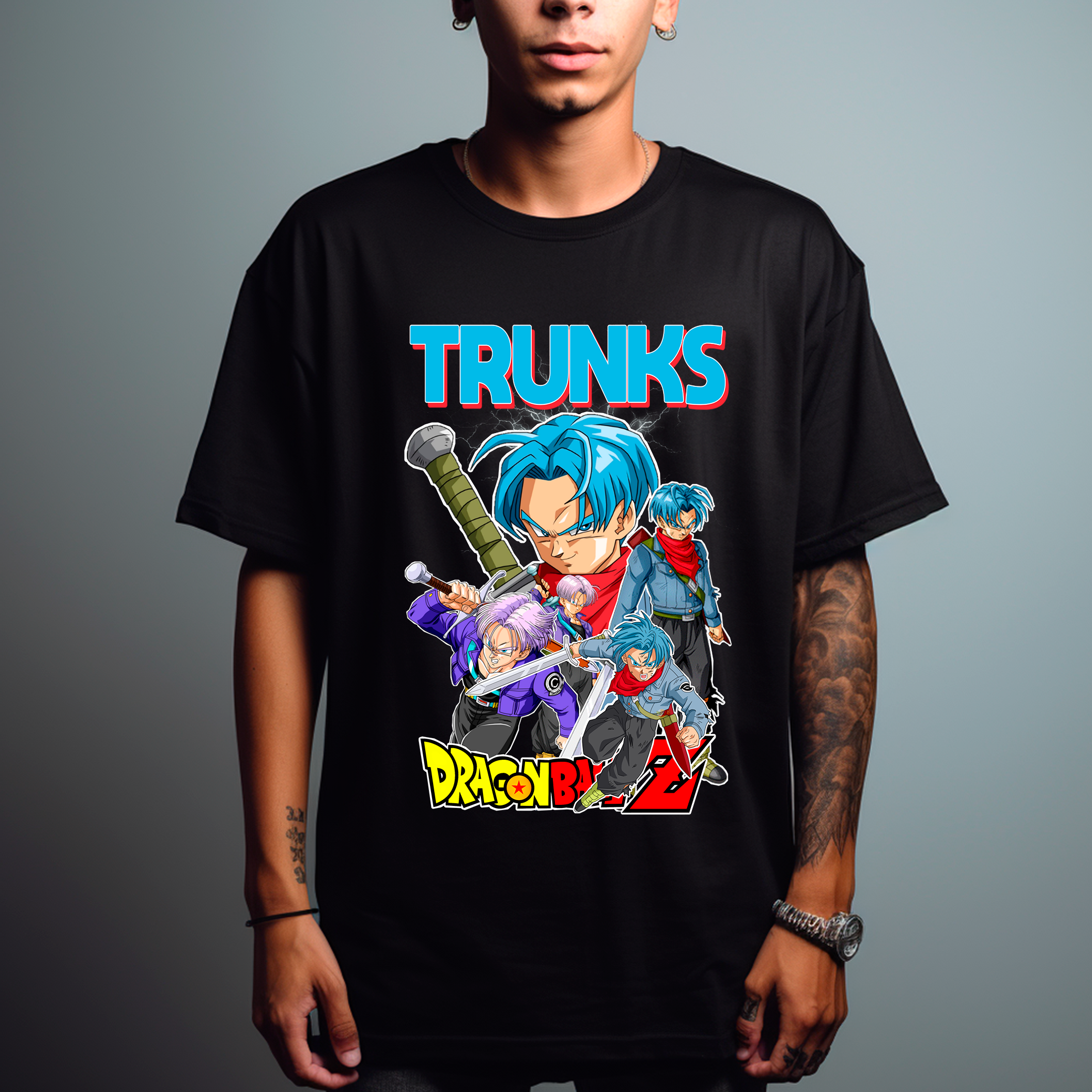 Nome do produto: Camiseta Dragon Ball Z Trunks