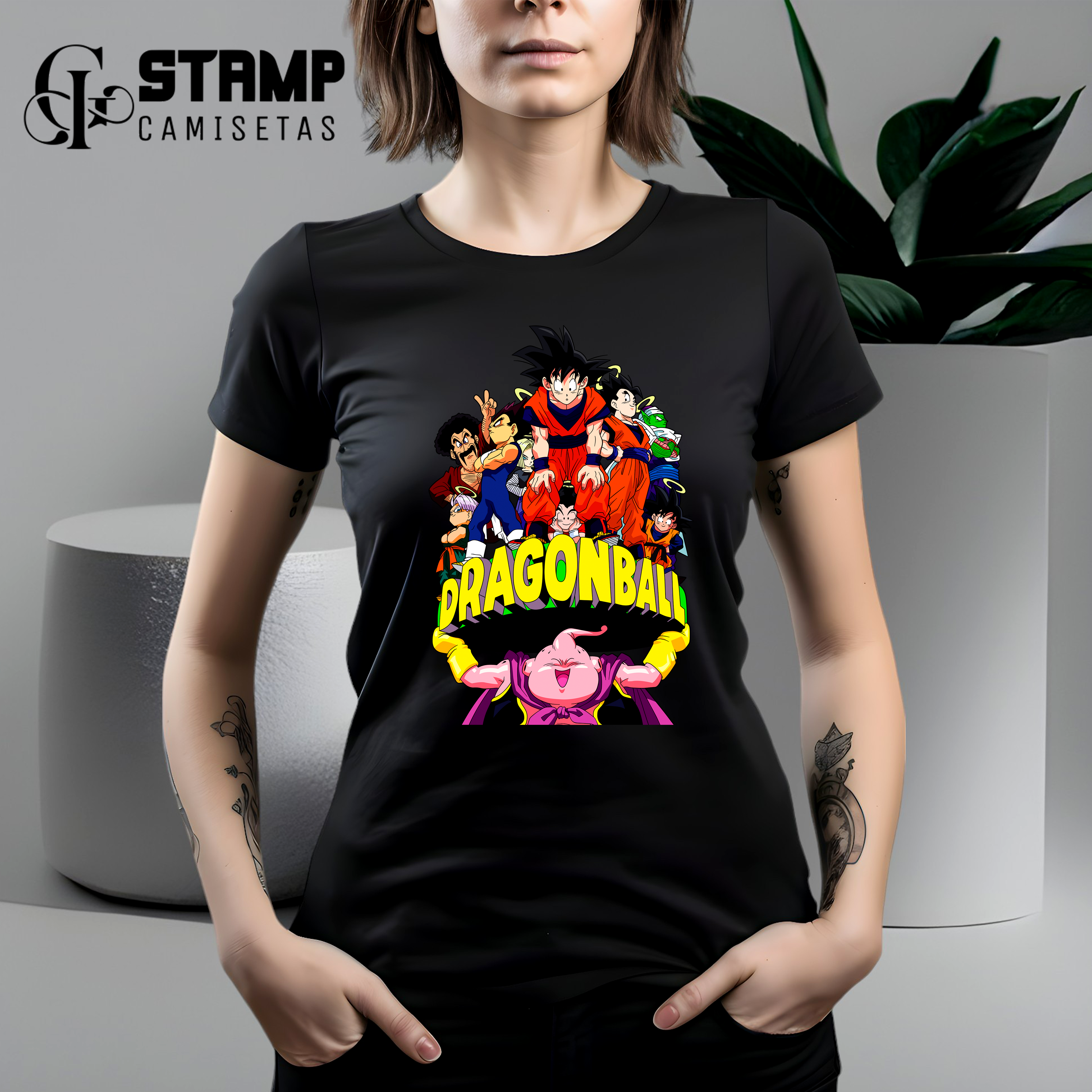 Nome do produto: Baby look Dragon Ball Z