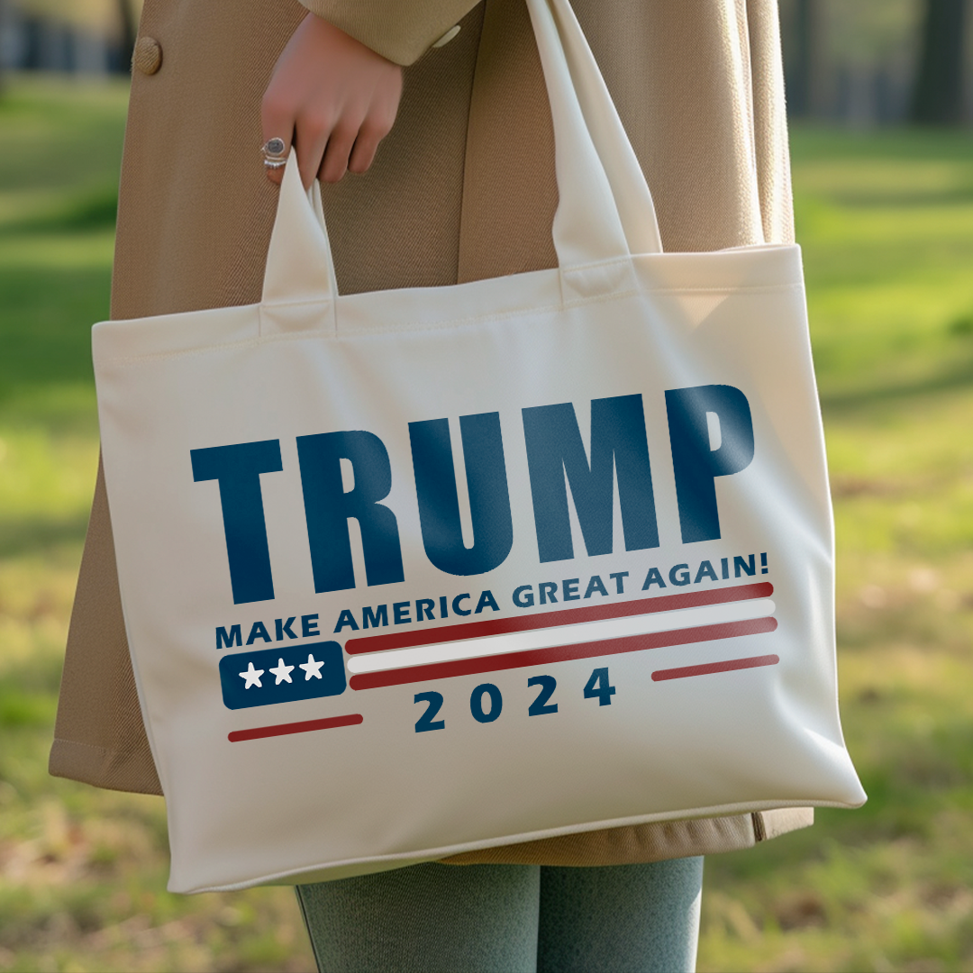 Nome do produto: Ecobag Trump Make America Great Again