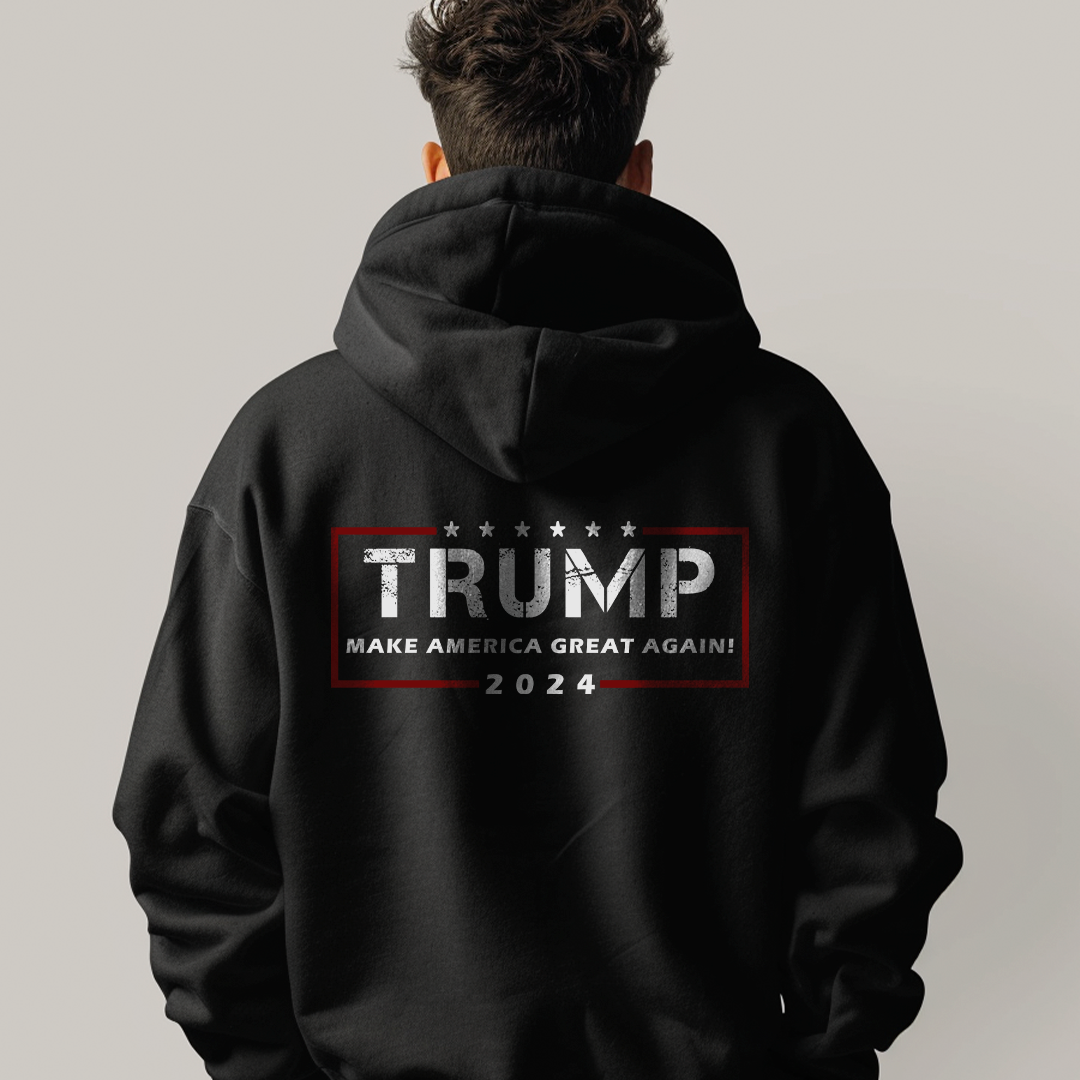 Nome do produto: Moletom Aberto Trump 2024