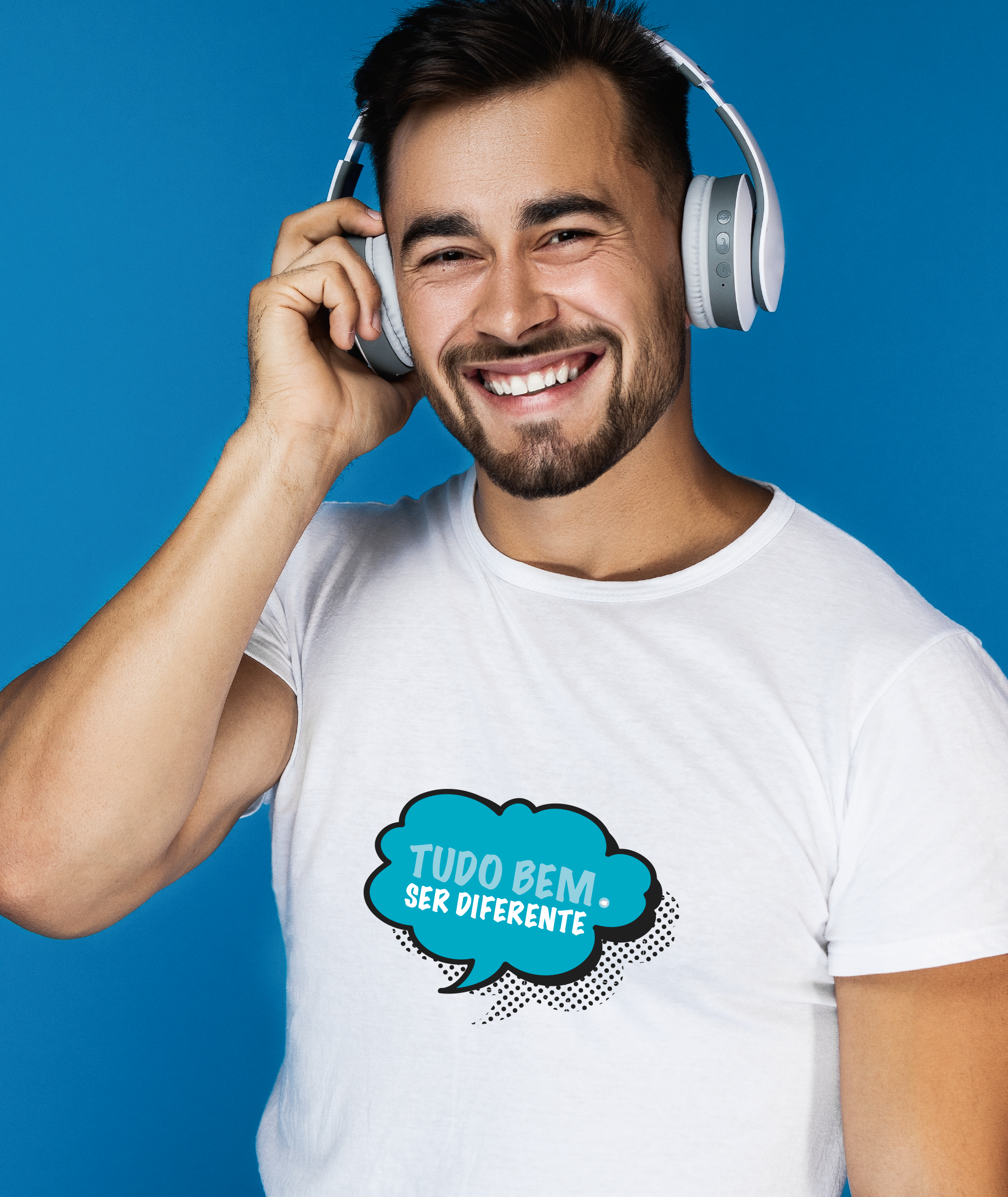 Nome do produto: Camiseta Masculina : Ser Diferente (Inclusão / Autista / TDAH / Superdotação)