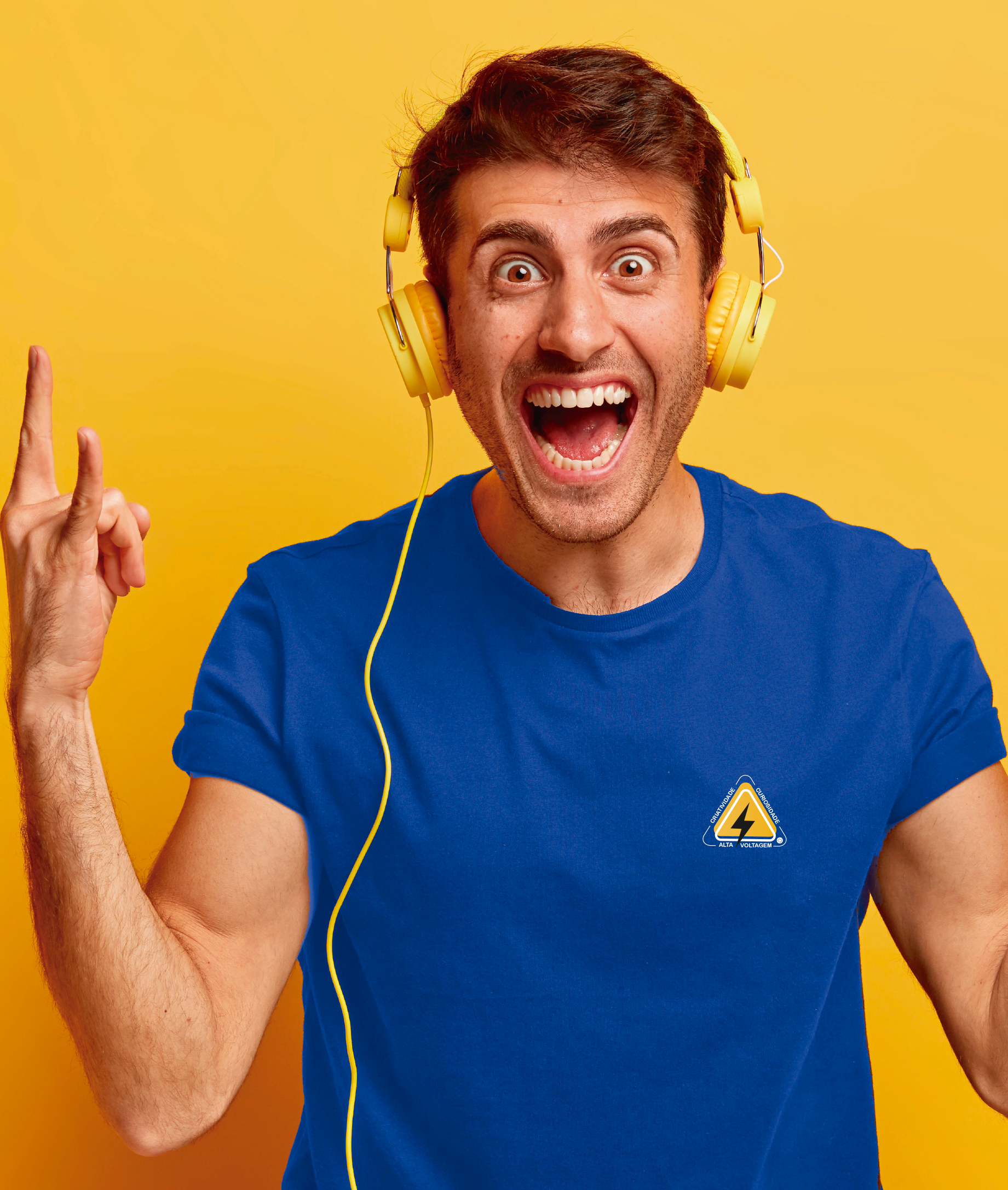 Nome do produto: Camiseta Masculina : Alta Voltagem Atípica (Superdotação / Altas Habilidades)