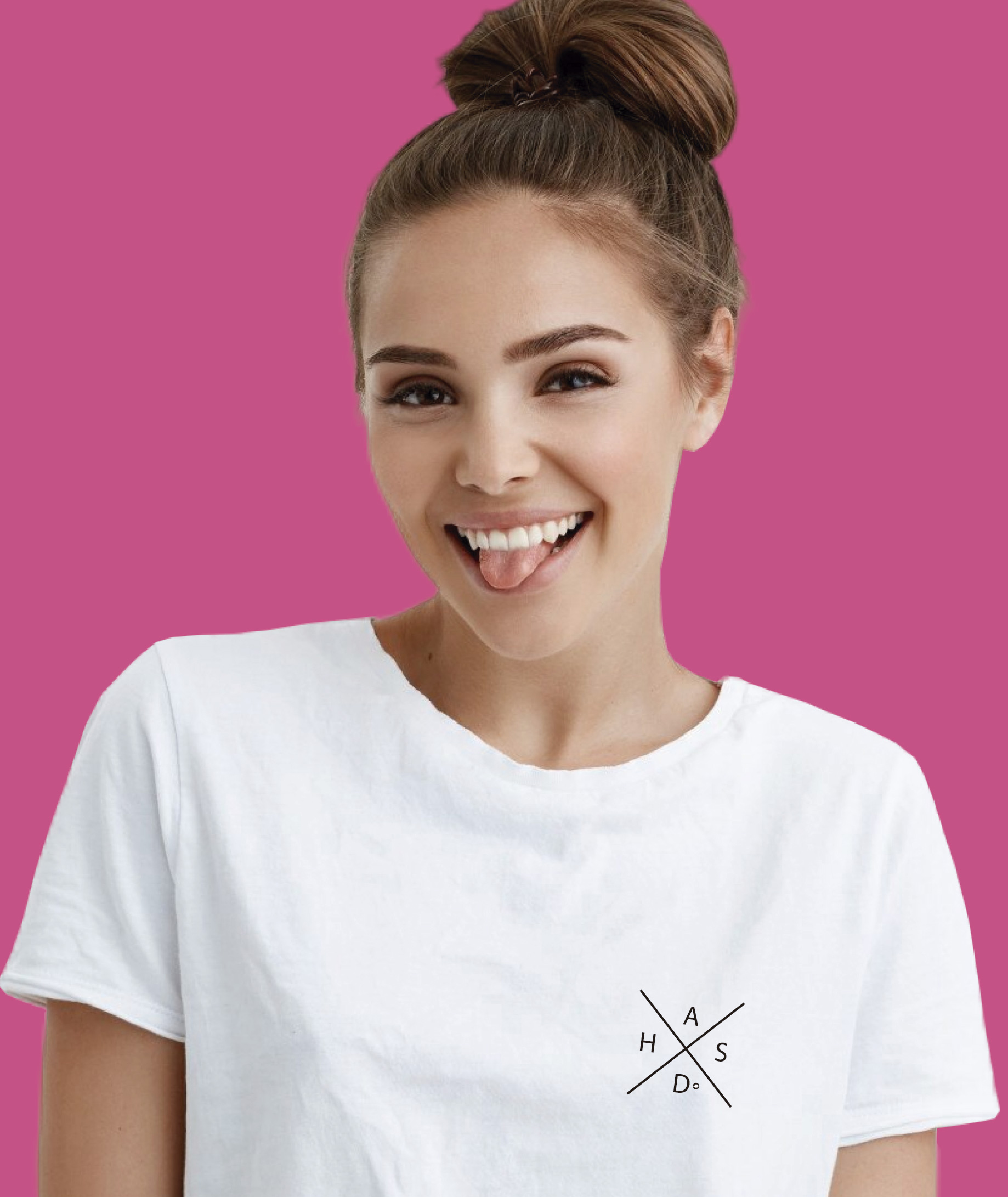 Nome do produto: Camiseta Unissex (Feminino / Masculino) : X AHSD - Superdotação