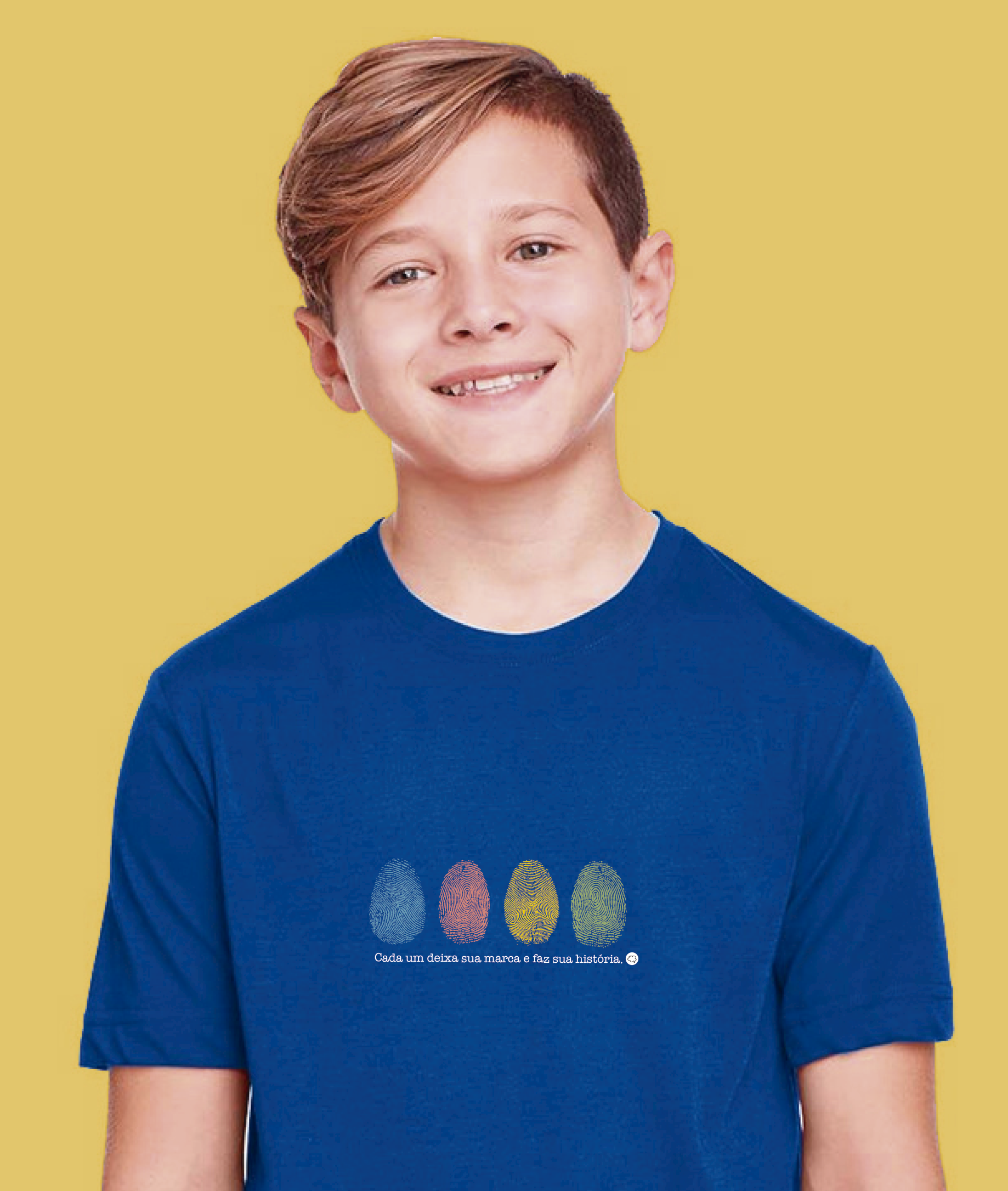 Nome do produto: Camiseta Infantil : Menino (10 a 14) : Sua Marca (Inclusão / Autista / TDAH / Superdotação)