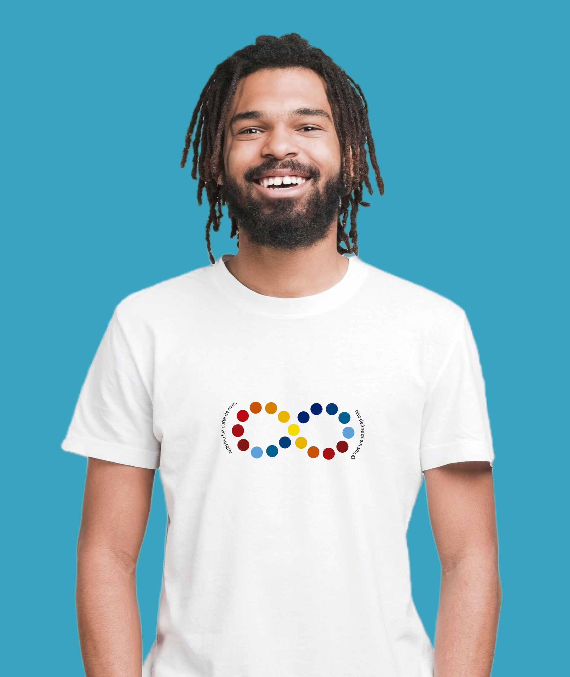 Nome do produto: Camiseta Masculina : Infinito TEA (Espectro Autista)