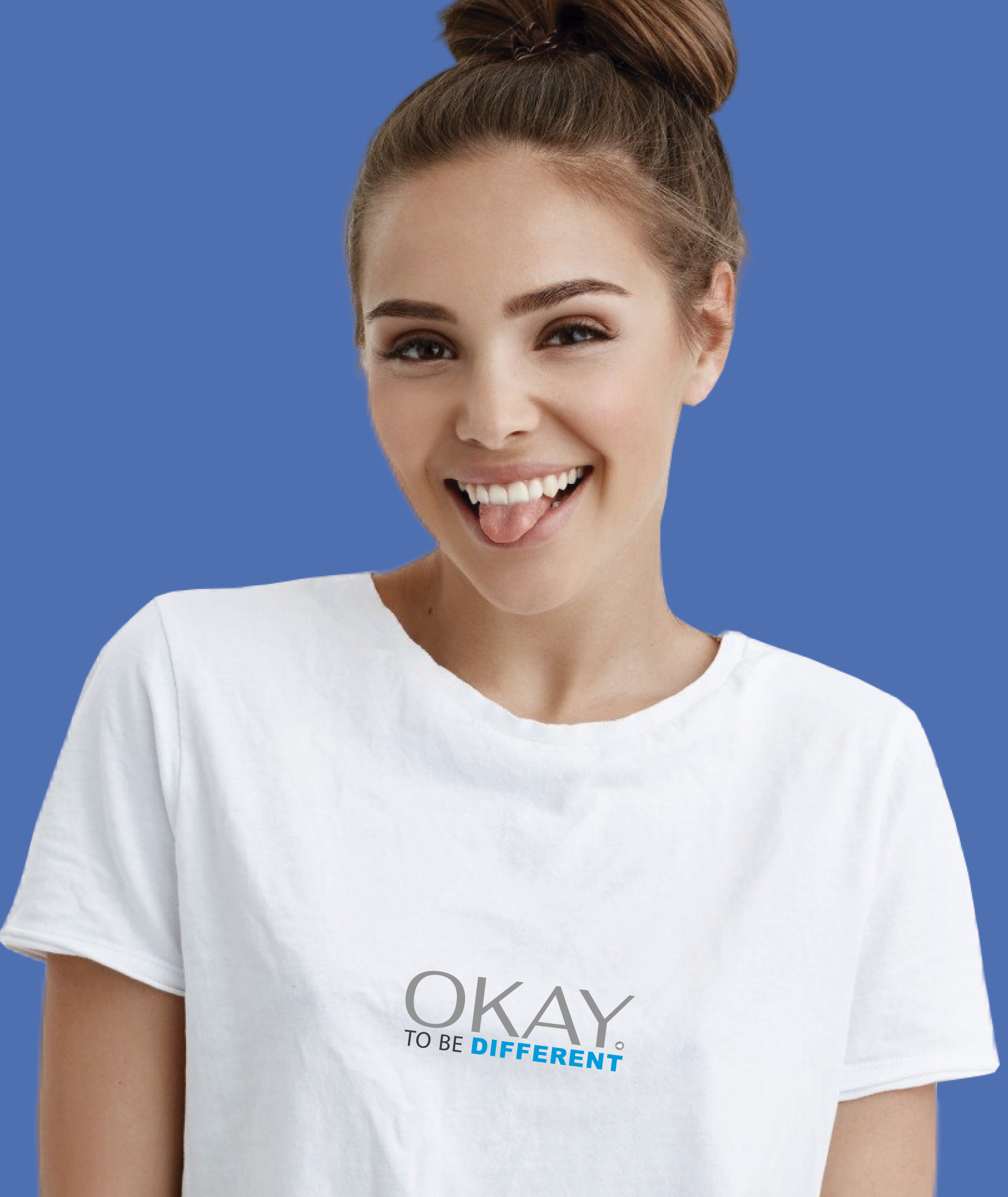 Nome do produto: Camiseta Feminina : OKAY (Inclusão / Autista / TDAH / Superdotação)