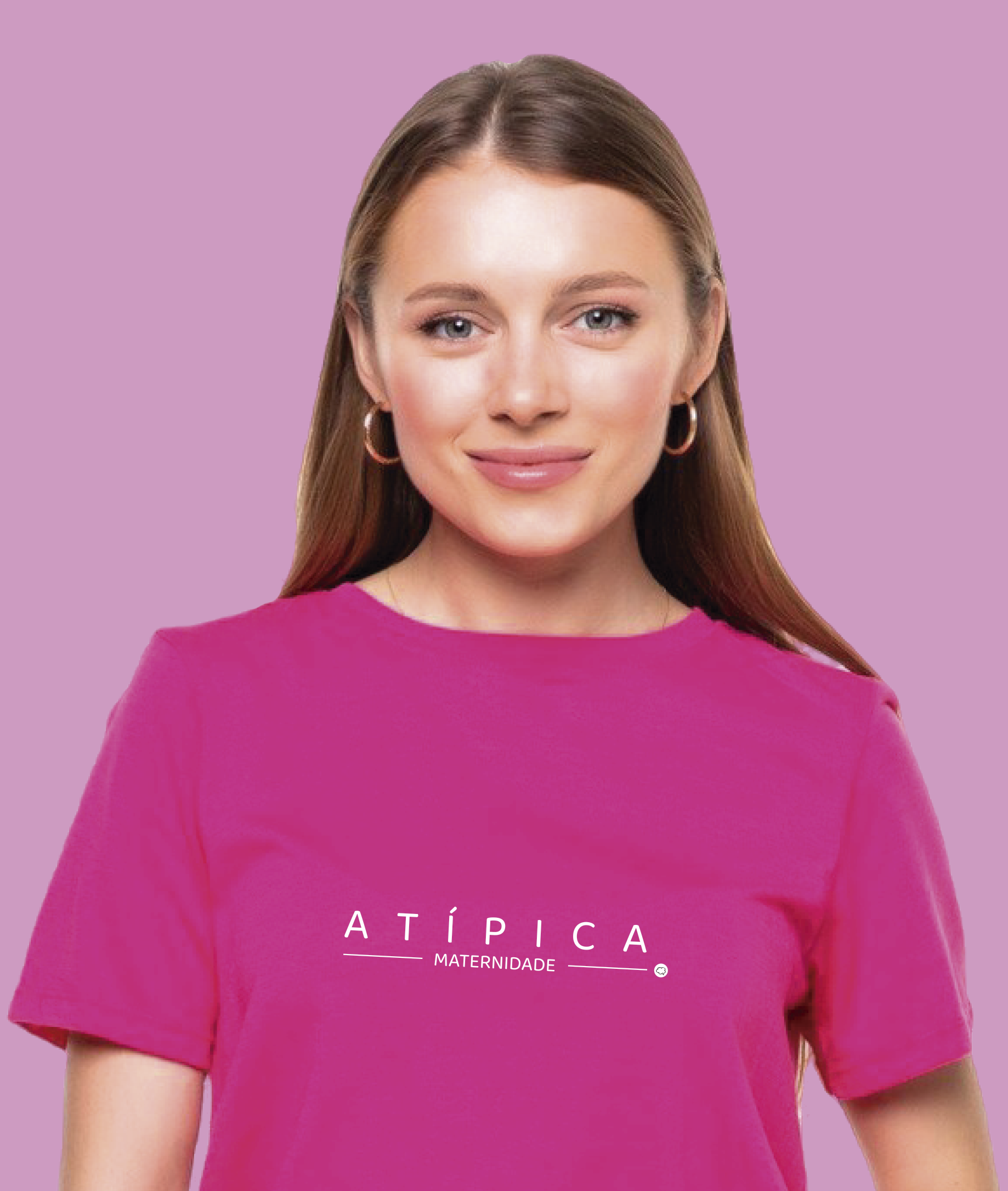 Nome do produto: Camiseta Feminina : Atípica Maternidade (Inclusão / Autista / TDAH / Superdotação)