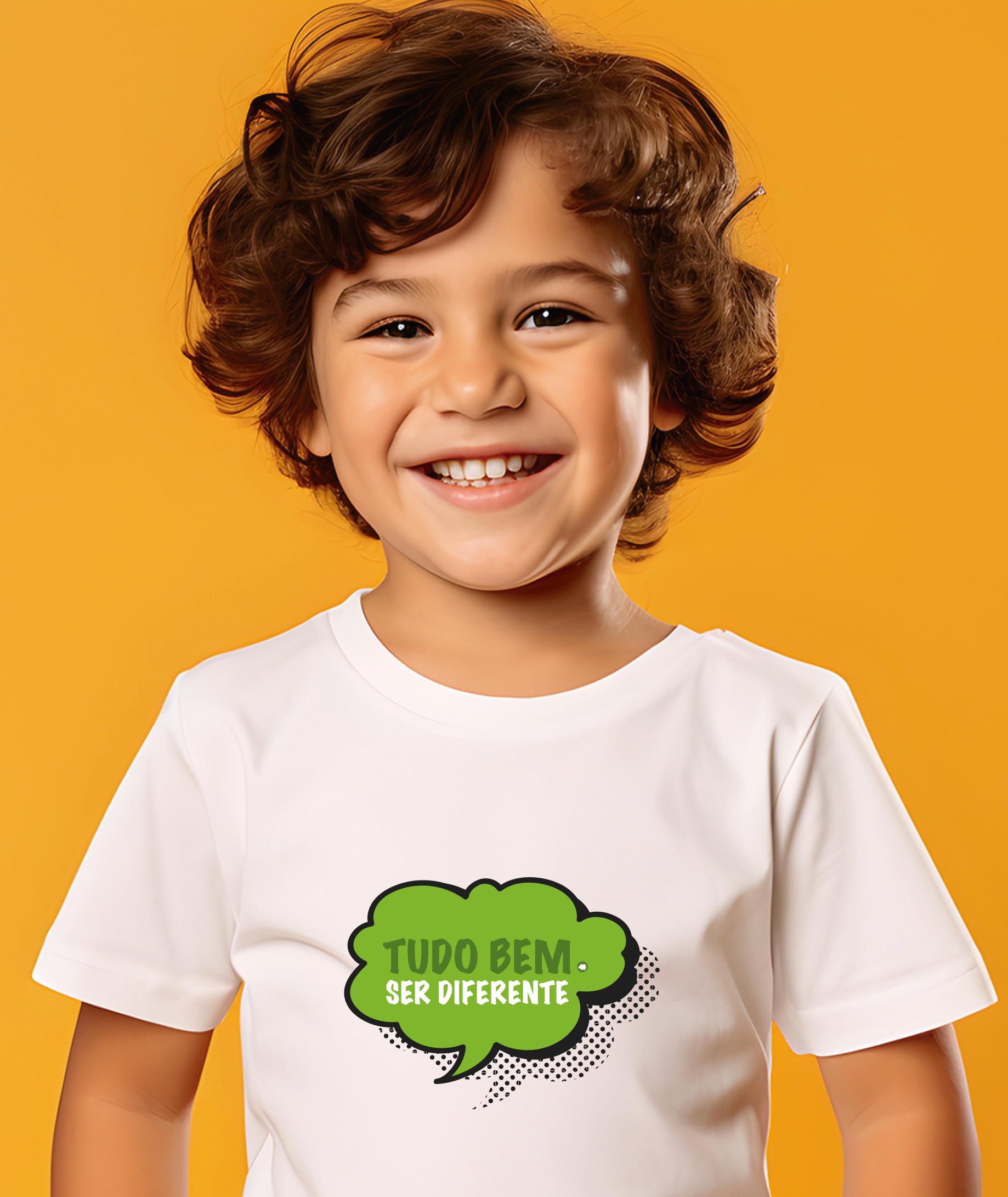 Nome do produto: Camiseta Infantil : Menino (2 a 8) : Ser Diferente (Inclusão / Autista / TDAH / Superdotação)