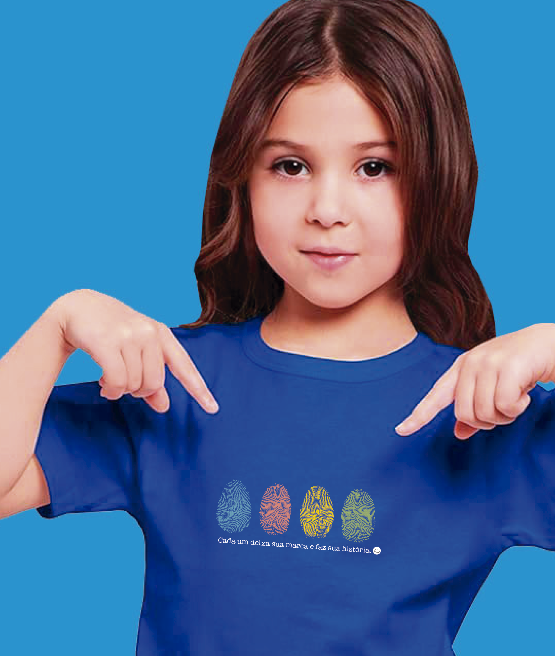 Nome do produto: Camiseta Infantil : Menina (10 a 14) : Sua Marca (Inclusão / Autista / TDAH / Superdotação)