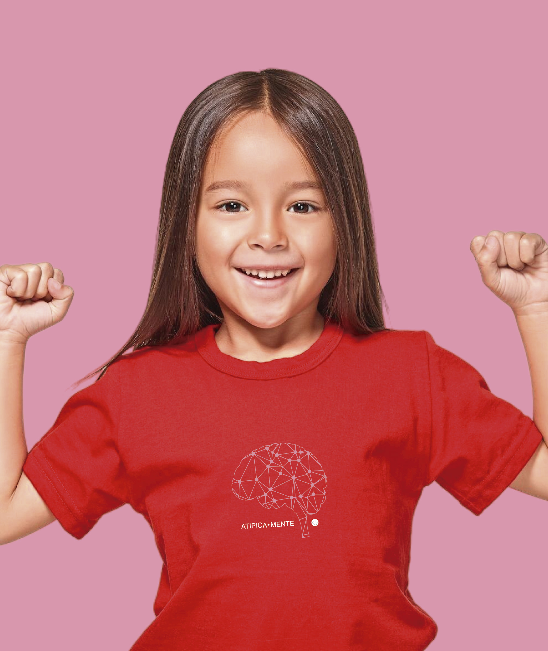 Nome do produto: Camiseta Infantil : Menina (2 a 8) : AtipicaMente (Inclusão / Autista / TDAH / Superdotação)