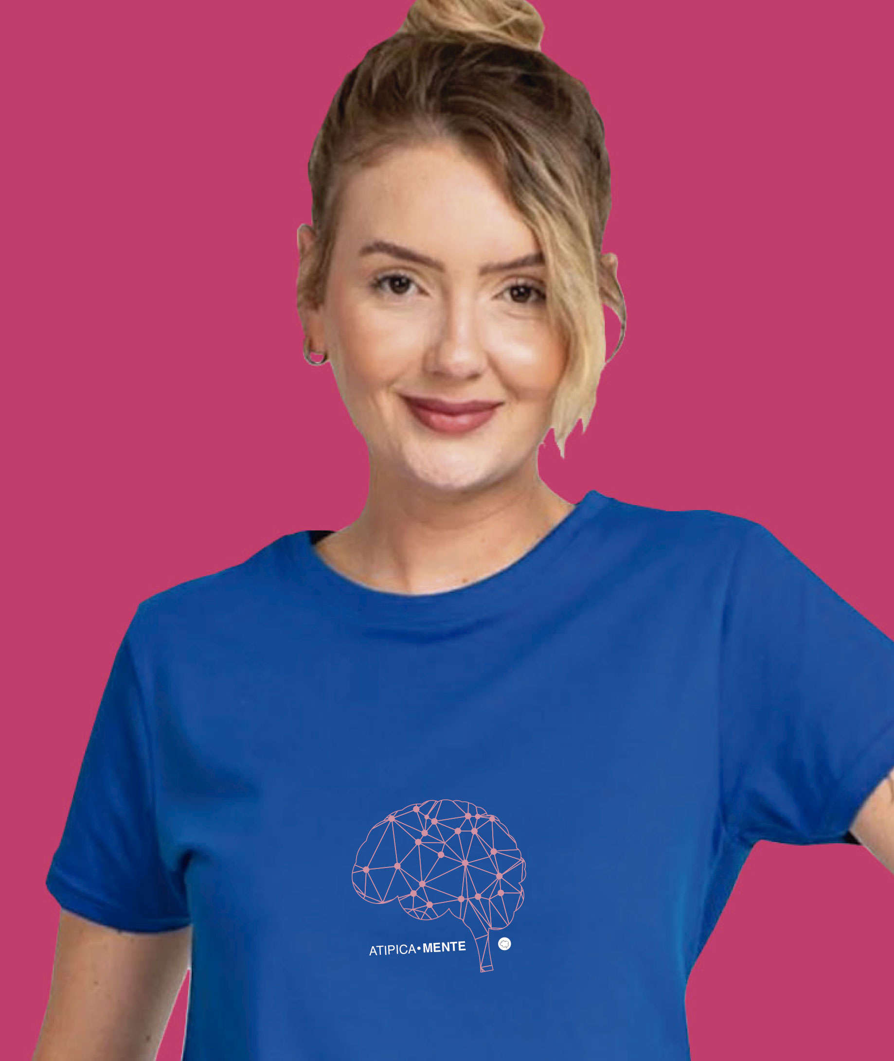 Nome do produto: Camiseta Feminina : AtipicaMente (Inclusão / Autista / TDAH / Superdotação)