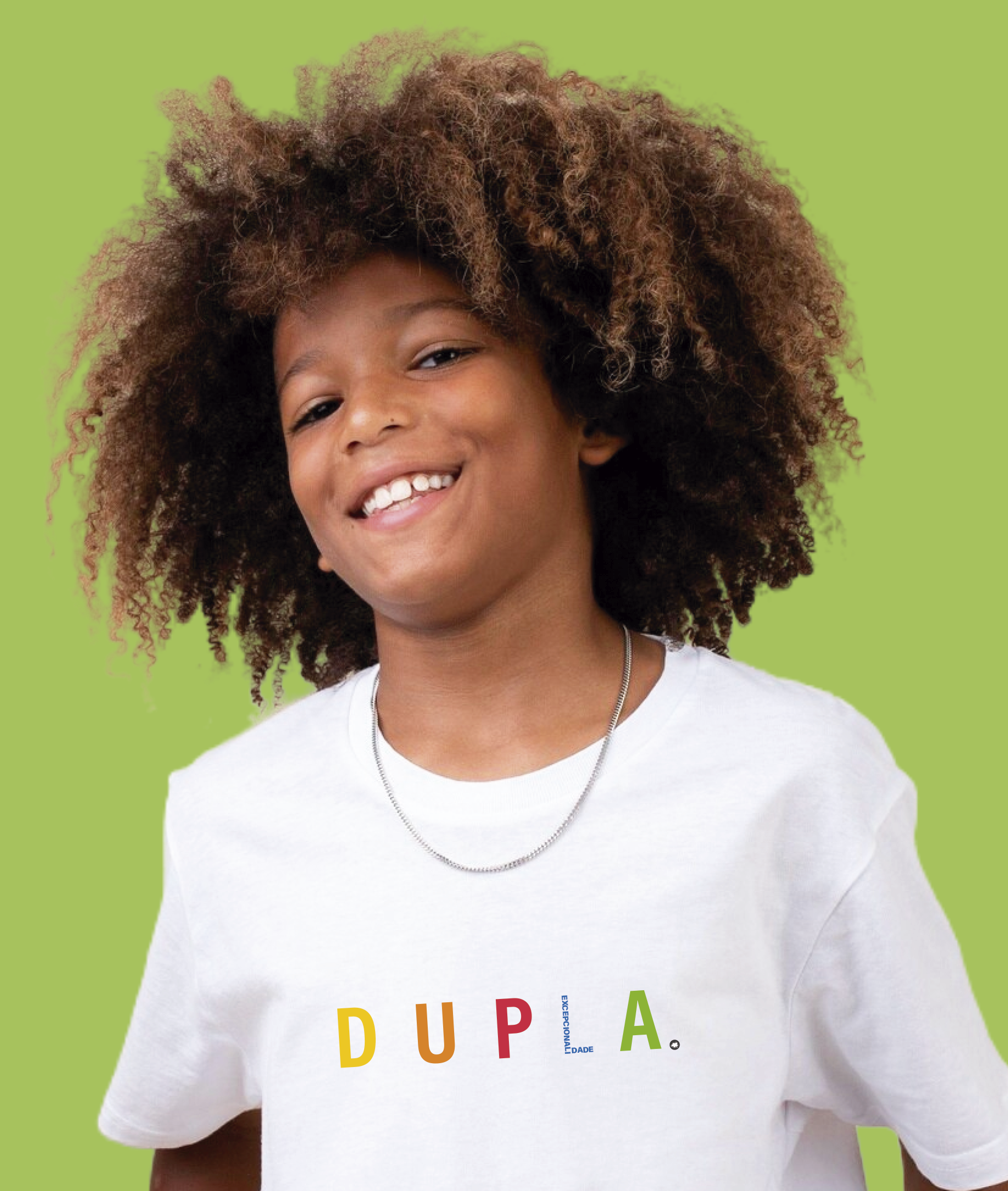 Nome do produto: Camiseta Infantil : Menino (10 a 14) : Dupla Excepcionalidade (Autista / TDAH / Superdotação)