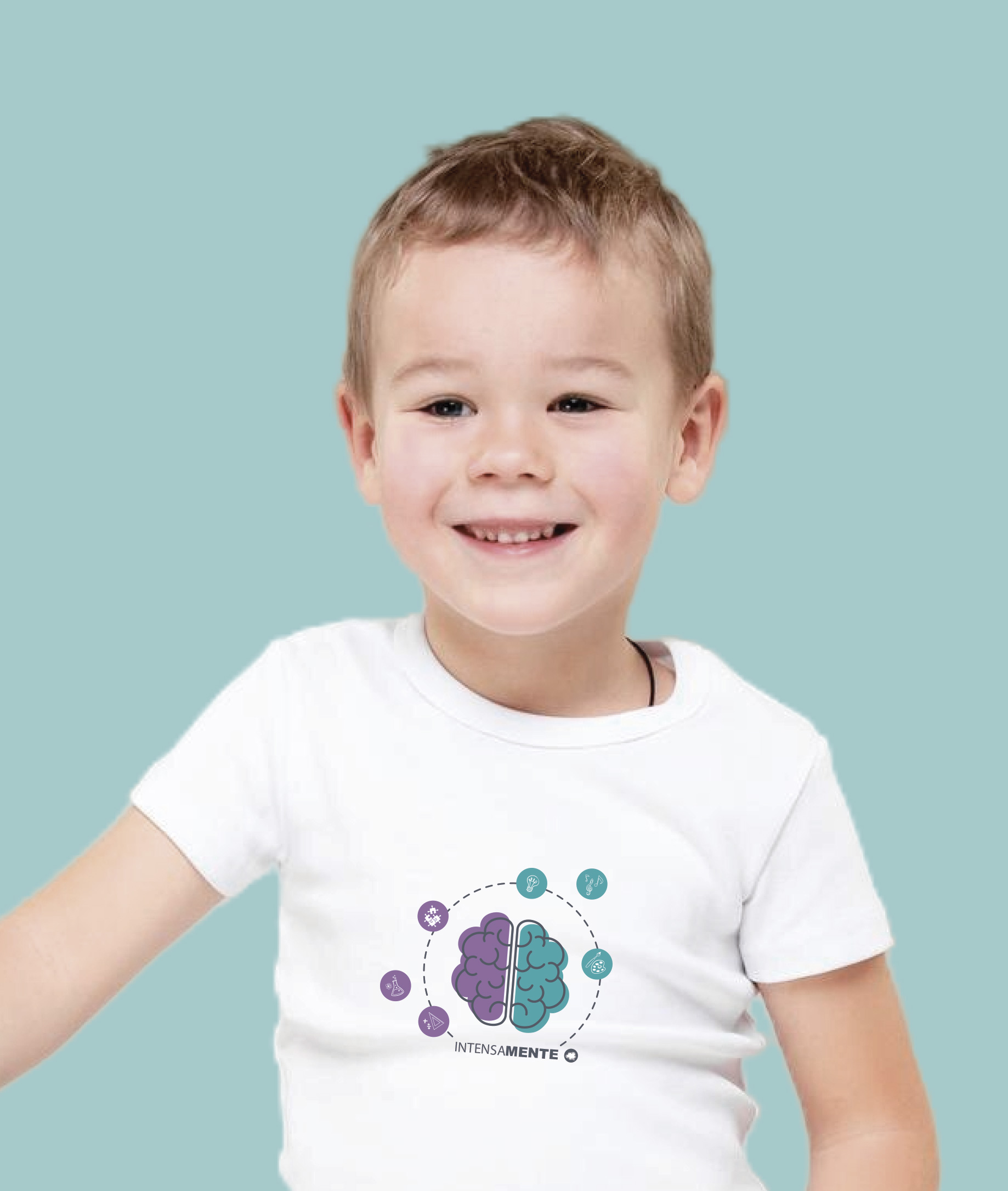 Nome do produto: Camiseta Infantil : Menino (2 a 8) : IntensaMENTE (Inclusão / Autista / TDAH / Superdotação)