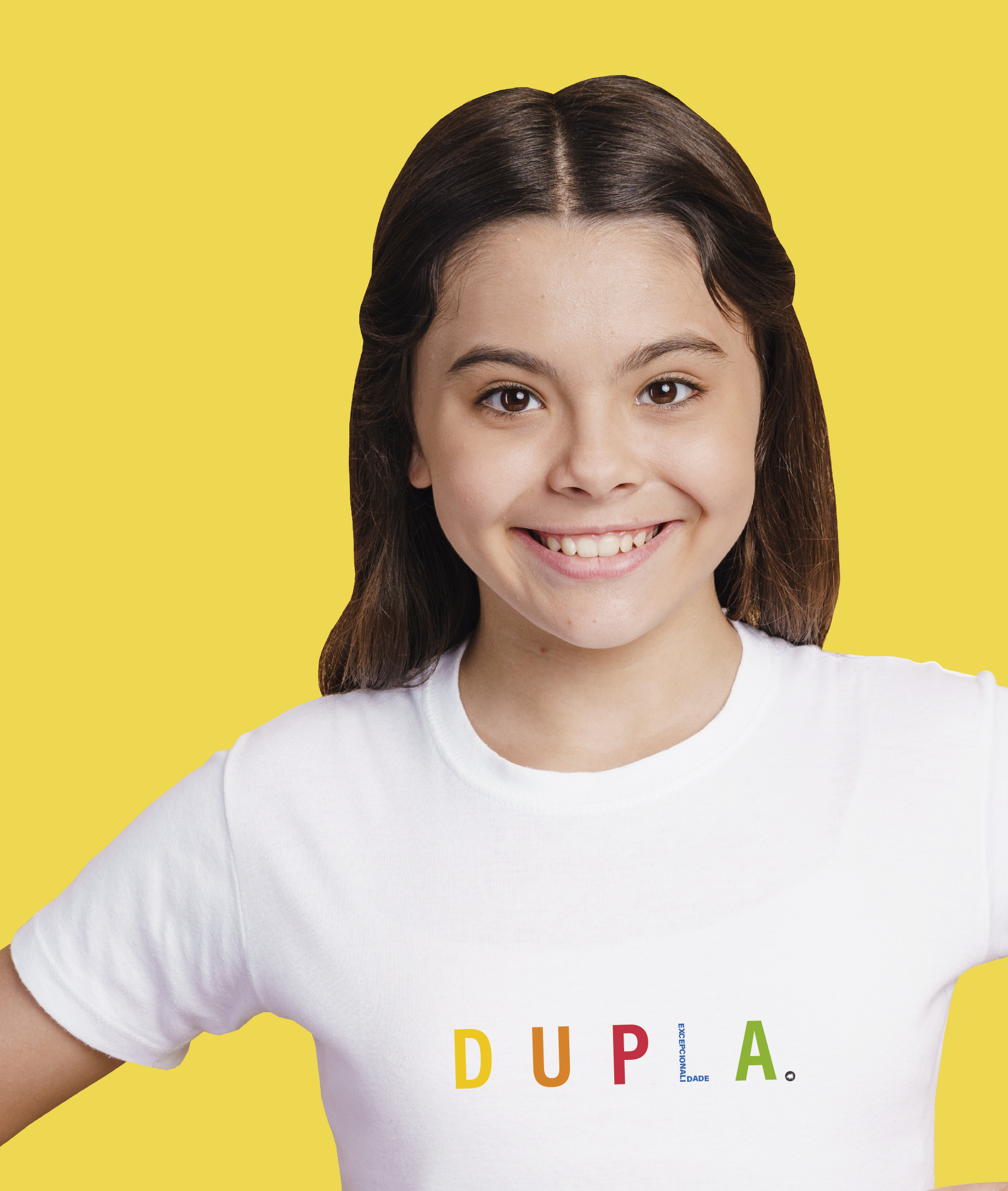 Nome do produto: Camiseta Infantil : Menina (10 a 14) : Dupla Excepcionalidade (Autista / TDAH / Superdotação)