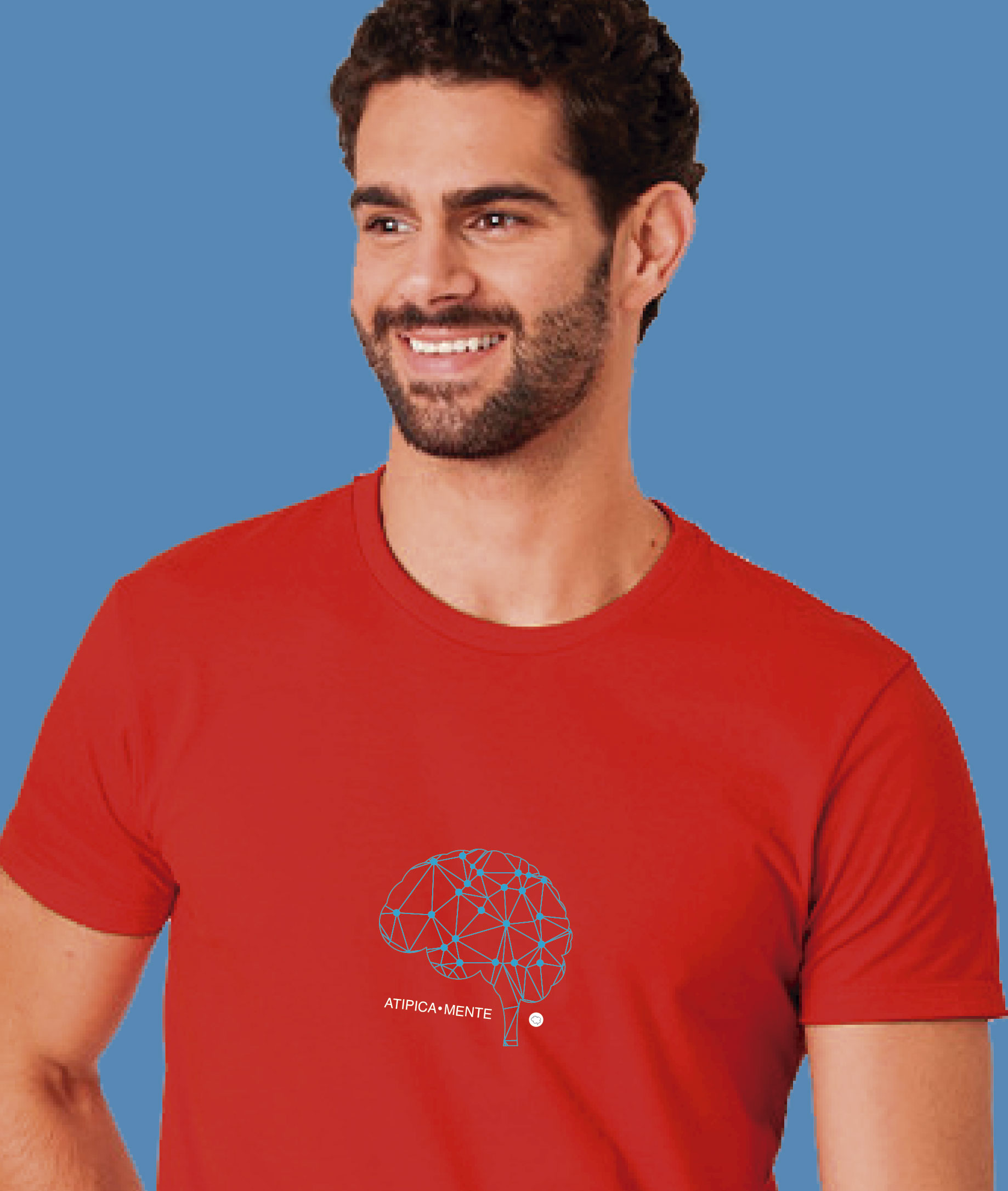 Nome do produto: Camiseta Masculina : AtipicaMente (Inclusão / Autista / TDAH / Superdotação)