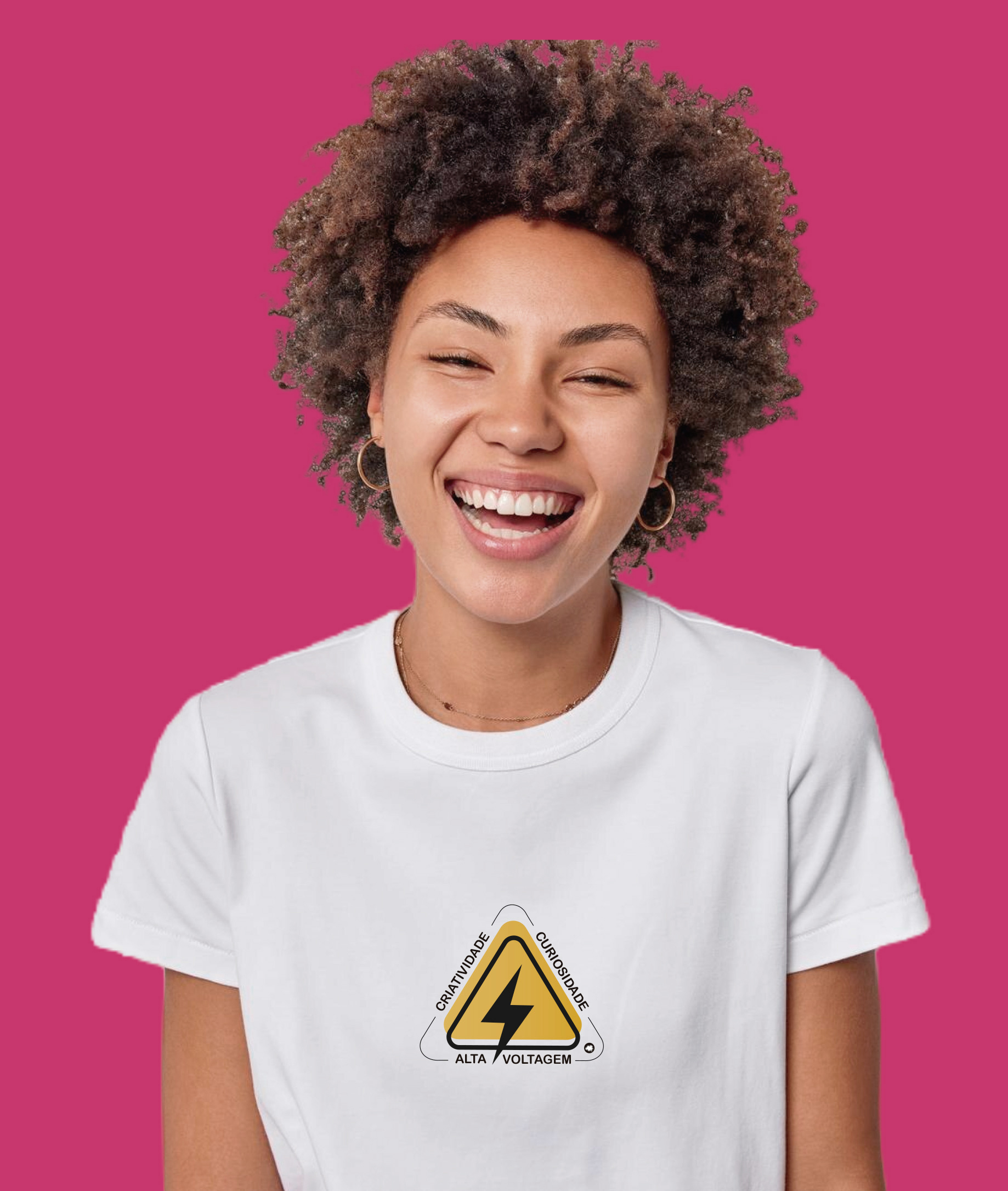 Nome do produto: Camiseta Feminina : Alta Voltagem Atípica (Superdotação / Altas Habilidades)