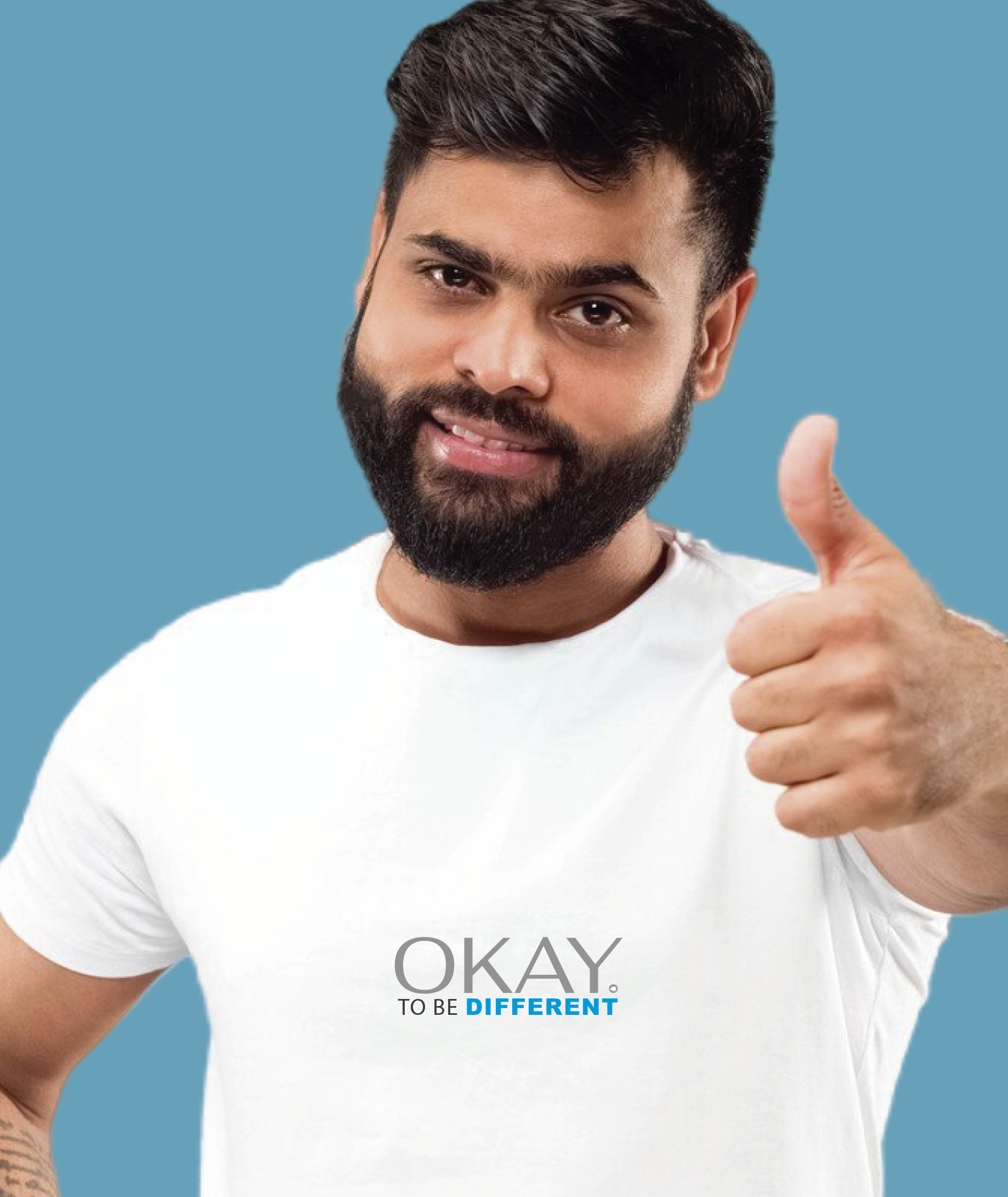 Nome do produto: Camiseta Masculina : OKAY (Inclusão / Autista / TDAH / Superdotação)