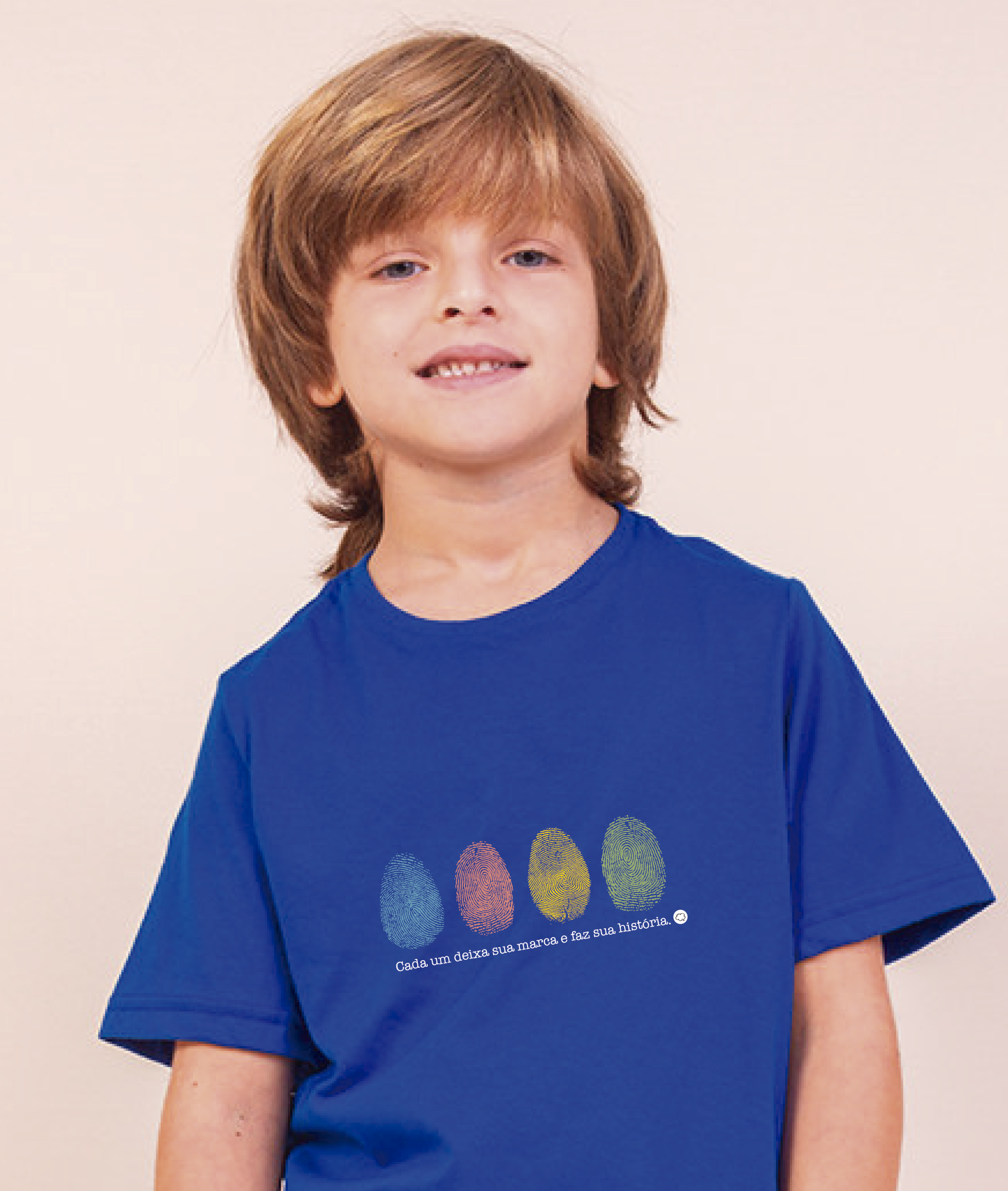 Nome do produto: Camiseta Infantil : Menino (2 a 8) : Sua Marca (Inclusão / Autista / TDAH / Superdotação)