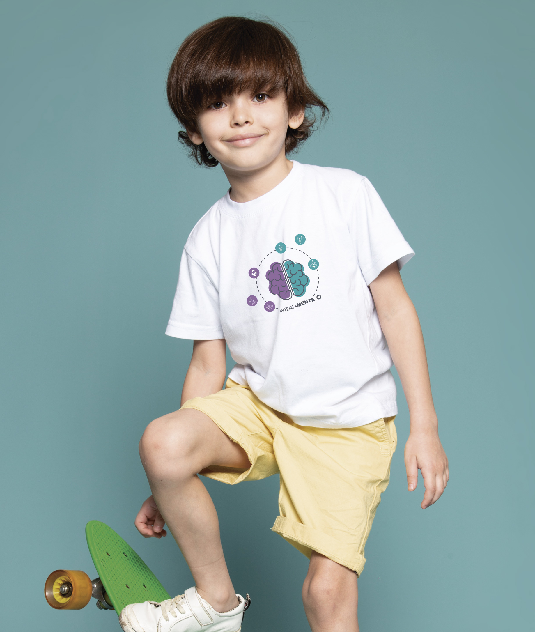 Nome do produto: Camiseta Infantil : Menino (10 a 14) : IntensaMENTE (Autista / TDAH / Superdotação)